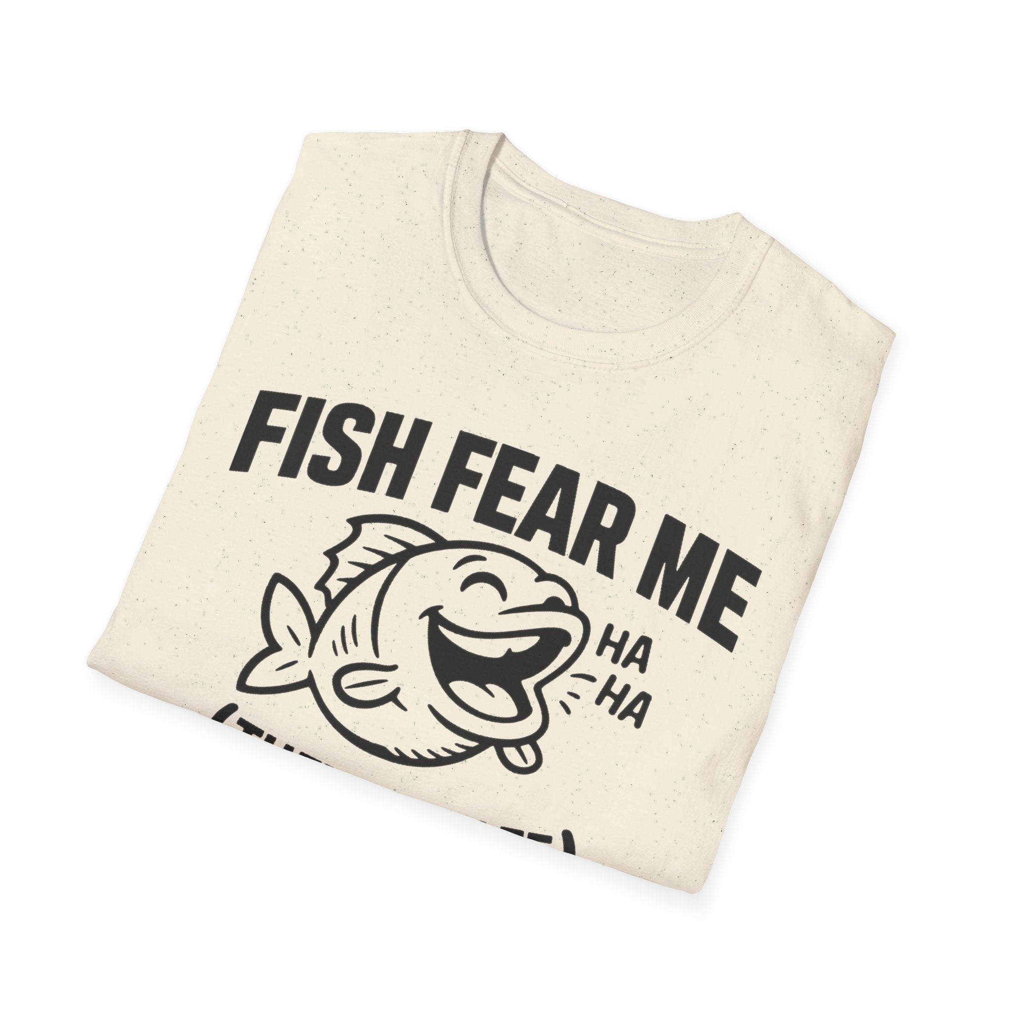 Fish Fear Me They’re Safe Funny Fishing T-Shirt
