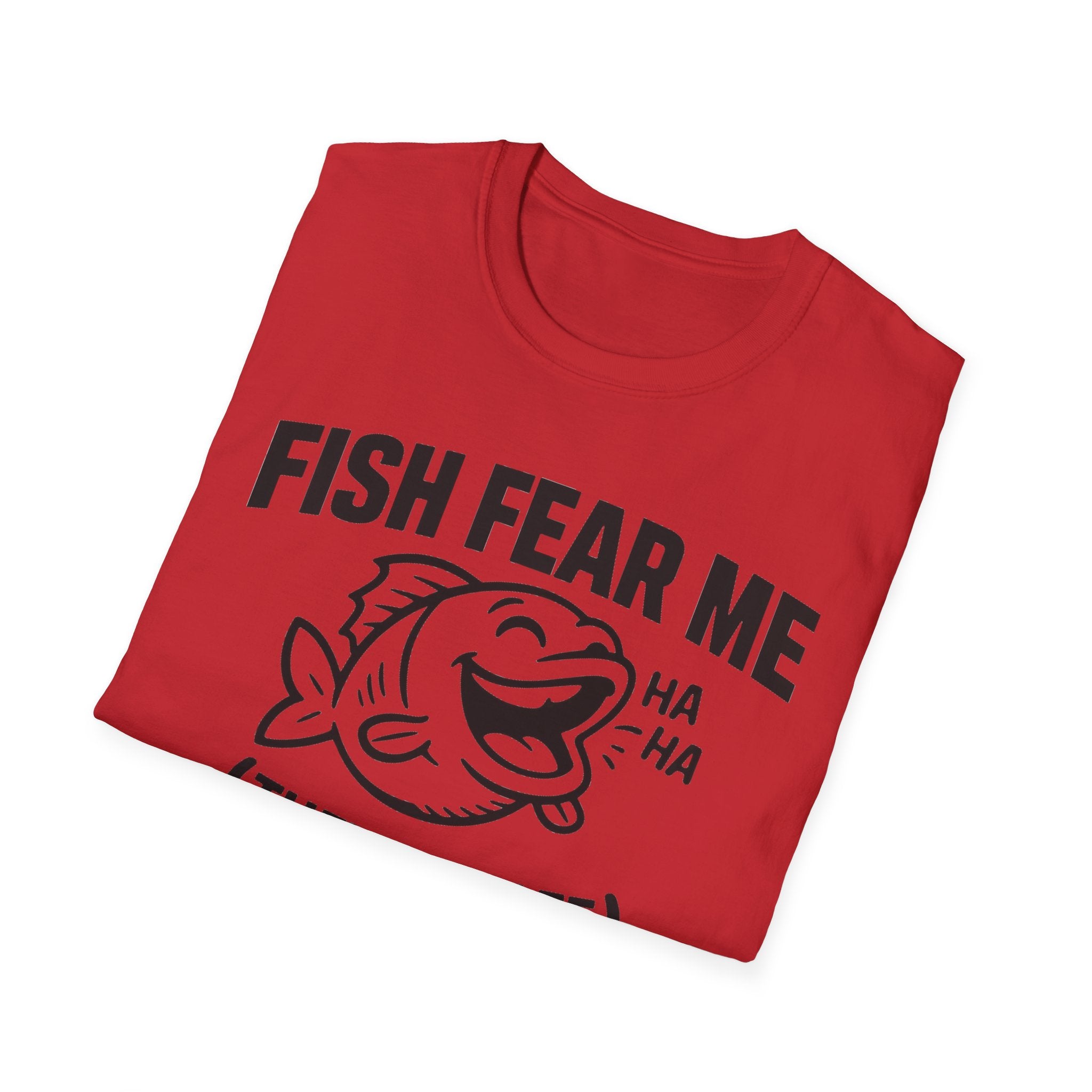 Fish Fear Me They’re Safe Funny Fishing T-Shirt