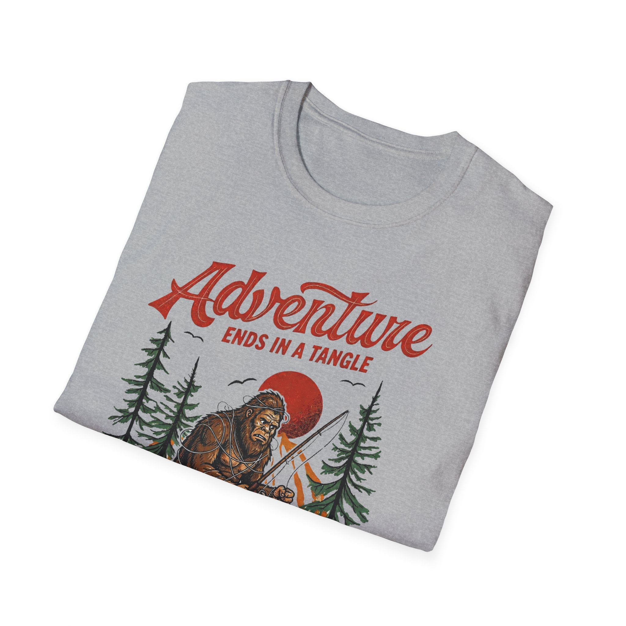 Bigfoot Fisherman T-shirt