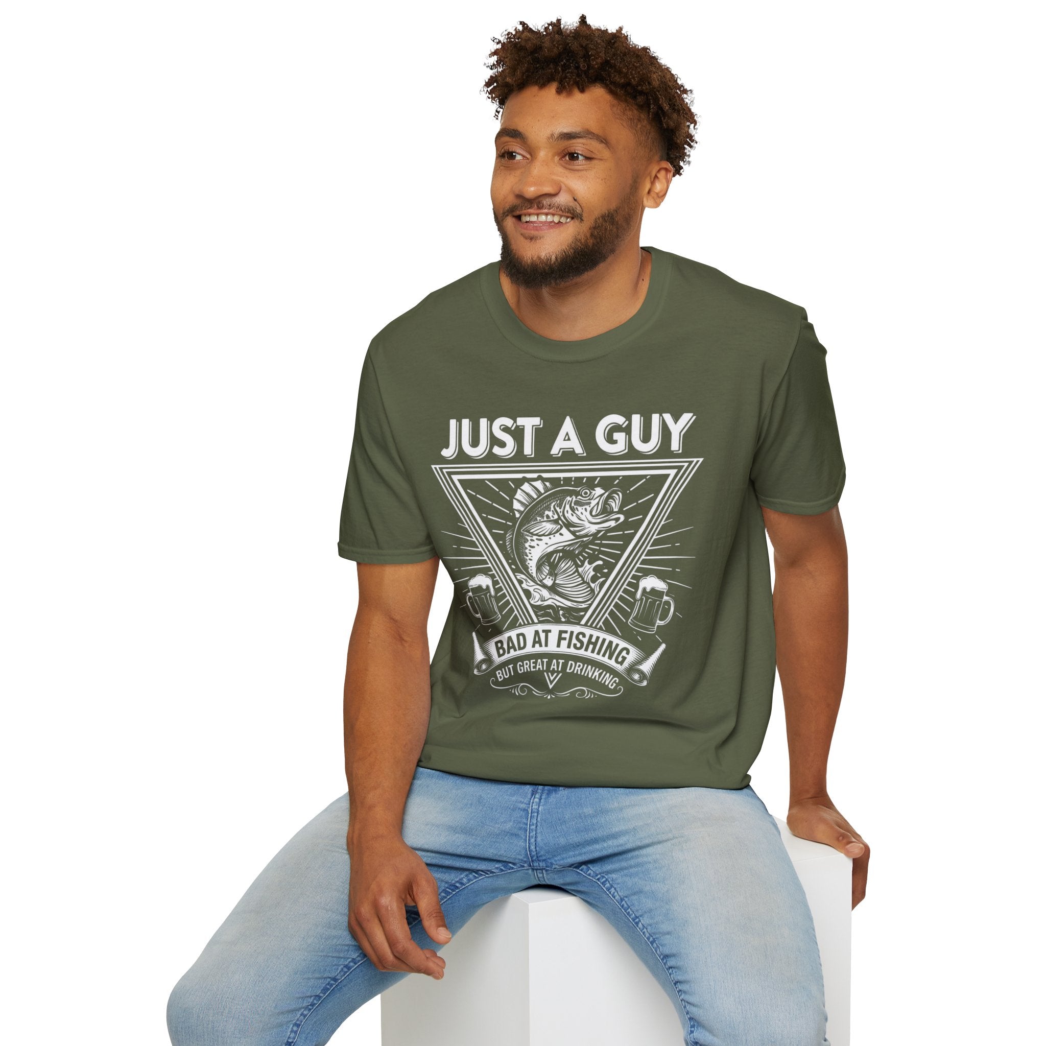 Bad At Fishing Great At Drinking T-Shirt