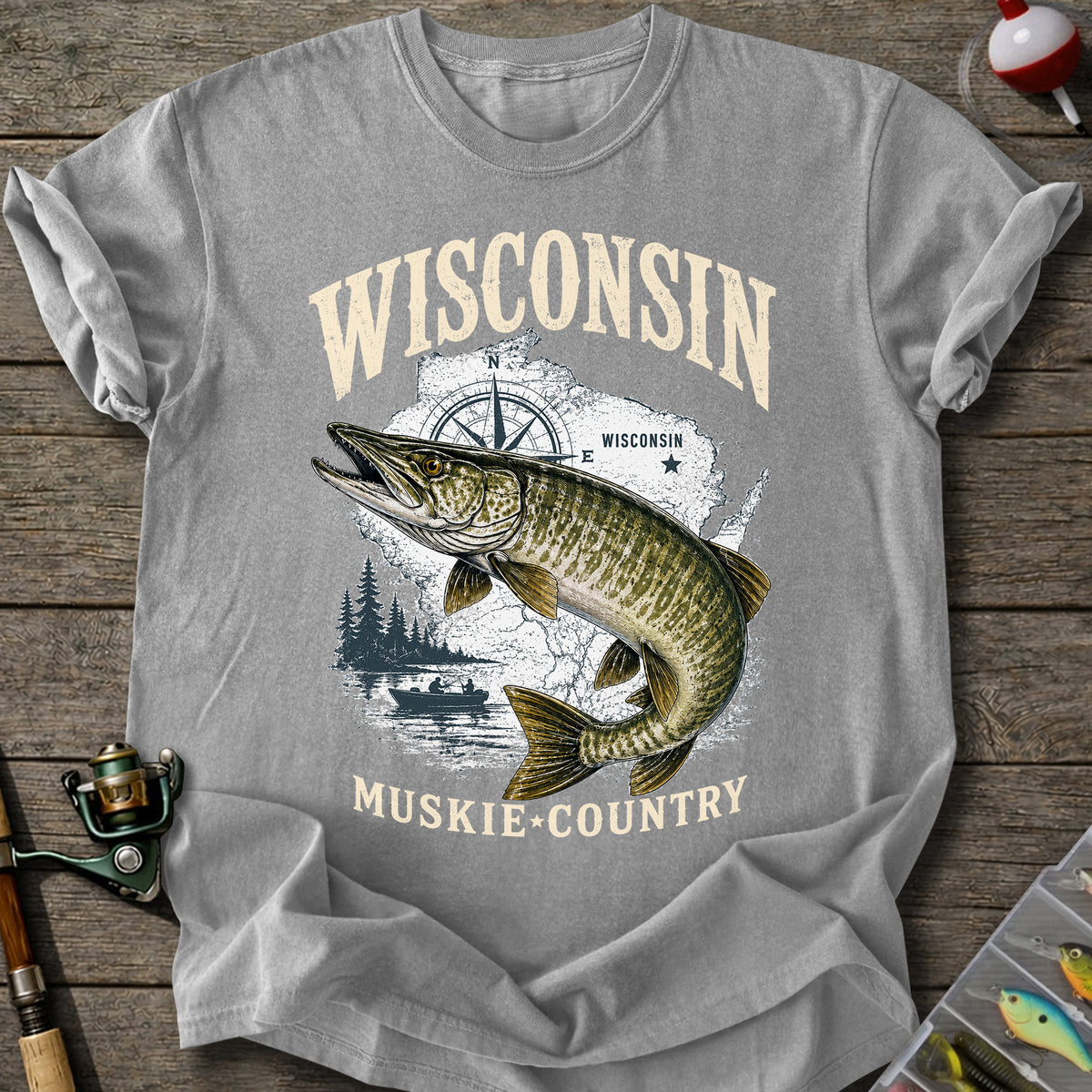 Wisconsin Muskie T-Shirt