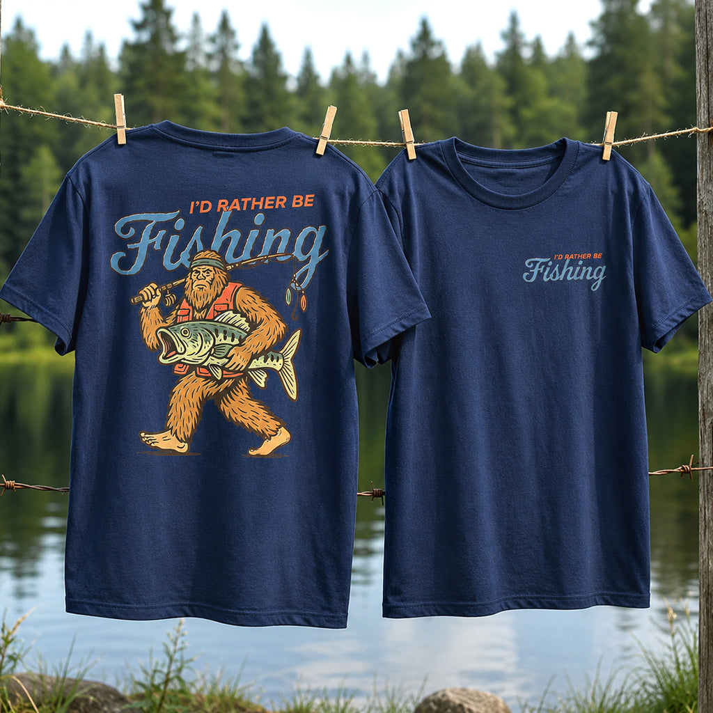 Sasquatch Fishing Shirt
