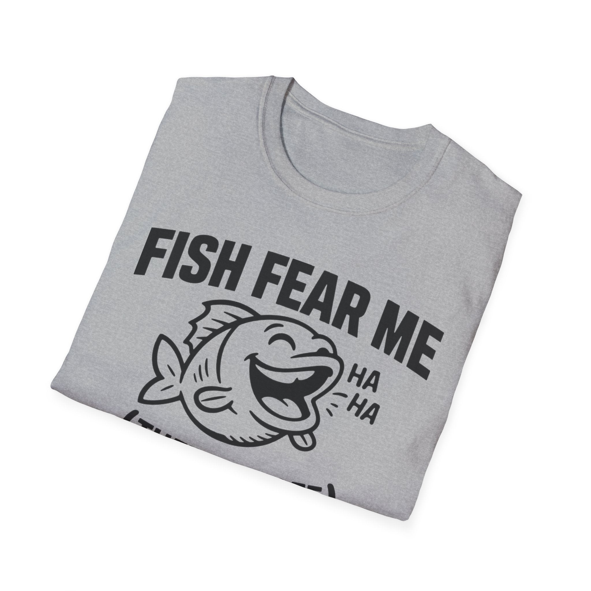 Fish Fear Me They’re Safe Funny Fishing T-Shirt
