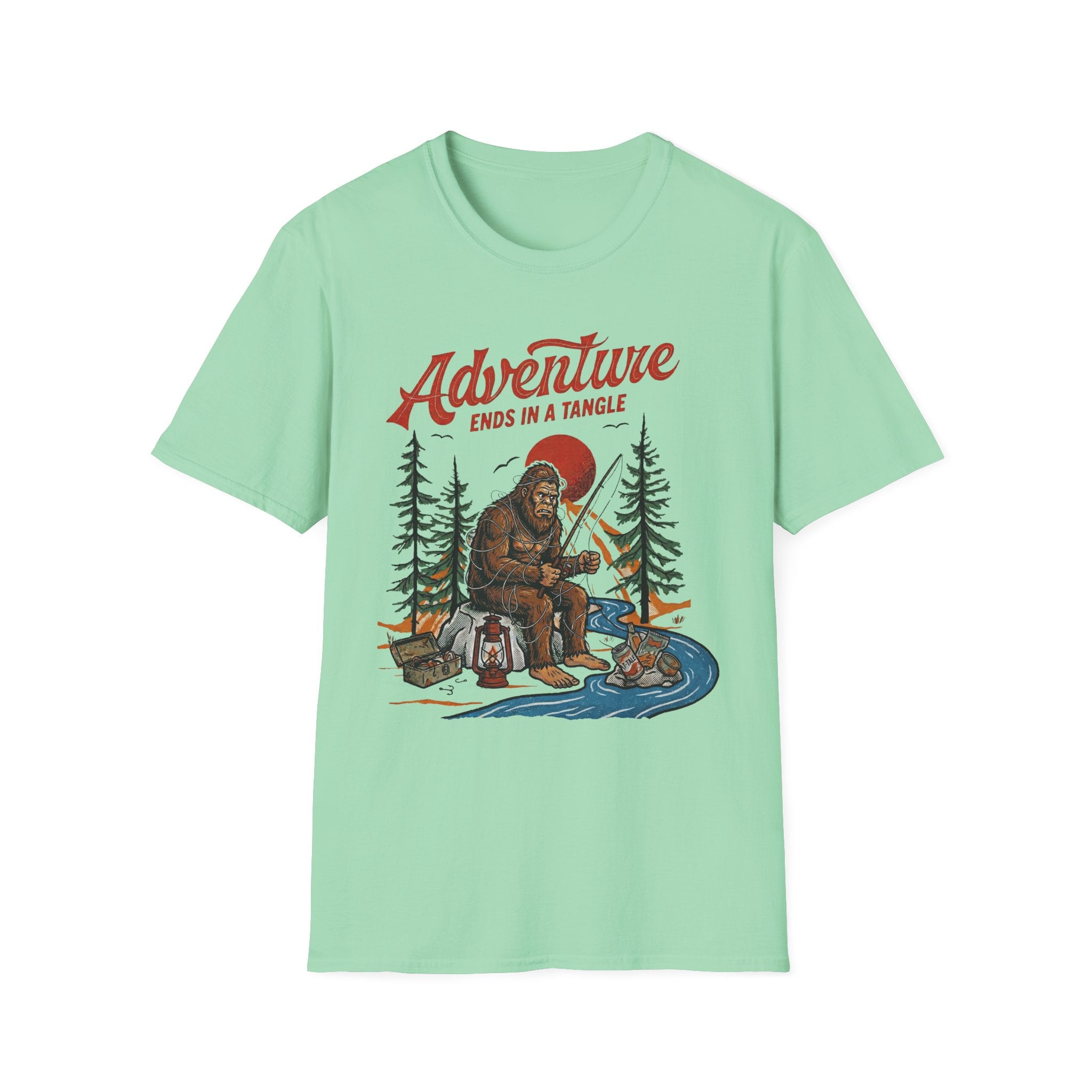 Bigfoot Fisherman T-shirt