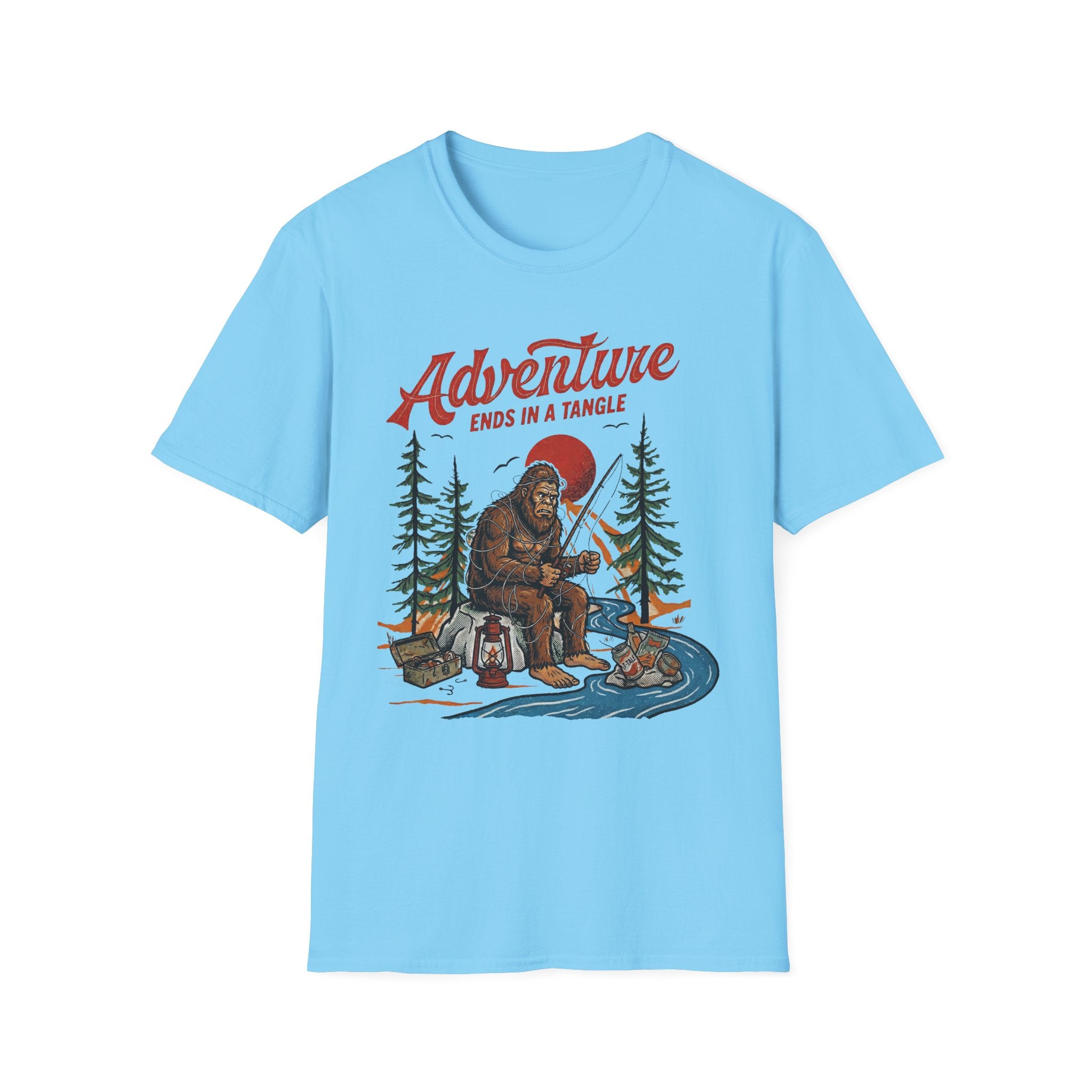 Bigfoot Fisherman T-shirt