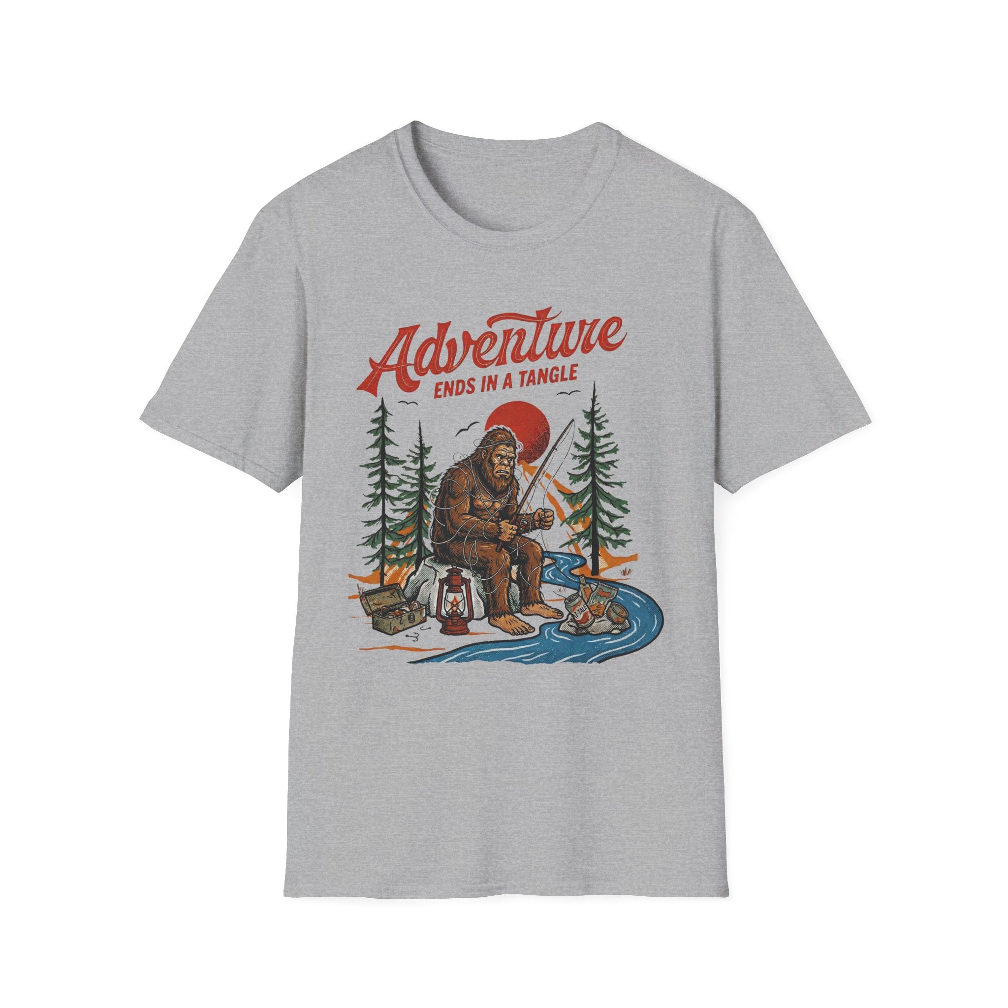Bigfoot Fisherman T-shirt