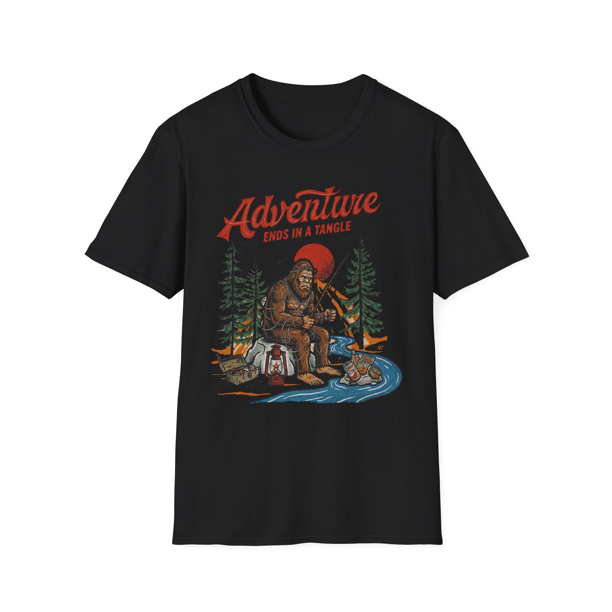 Bigfoot Fisherman T-shirt