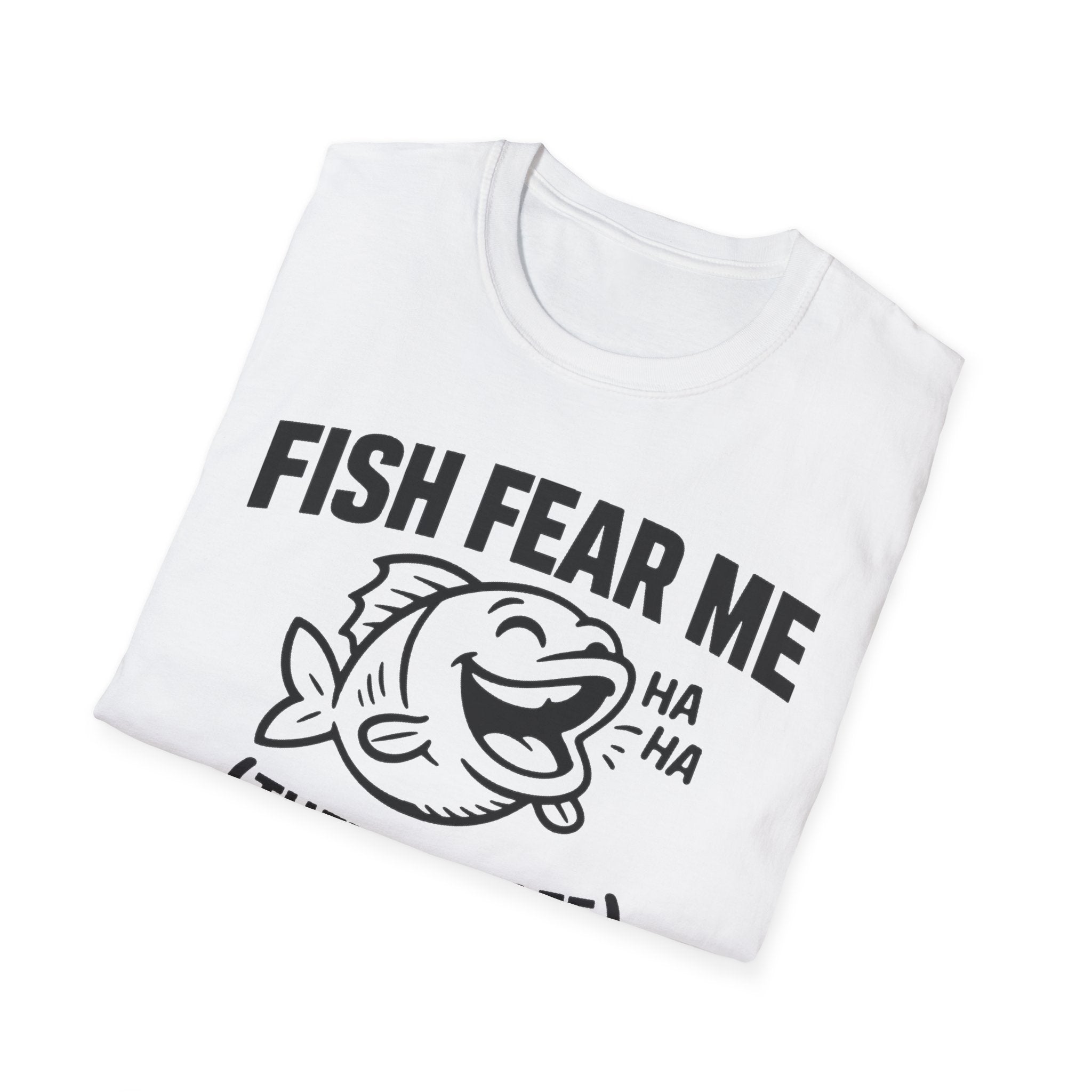 Fish Fear Me They’re Safe Funny Fishing T-Shirt