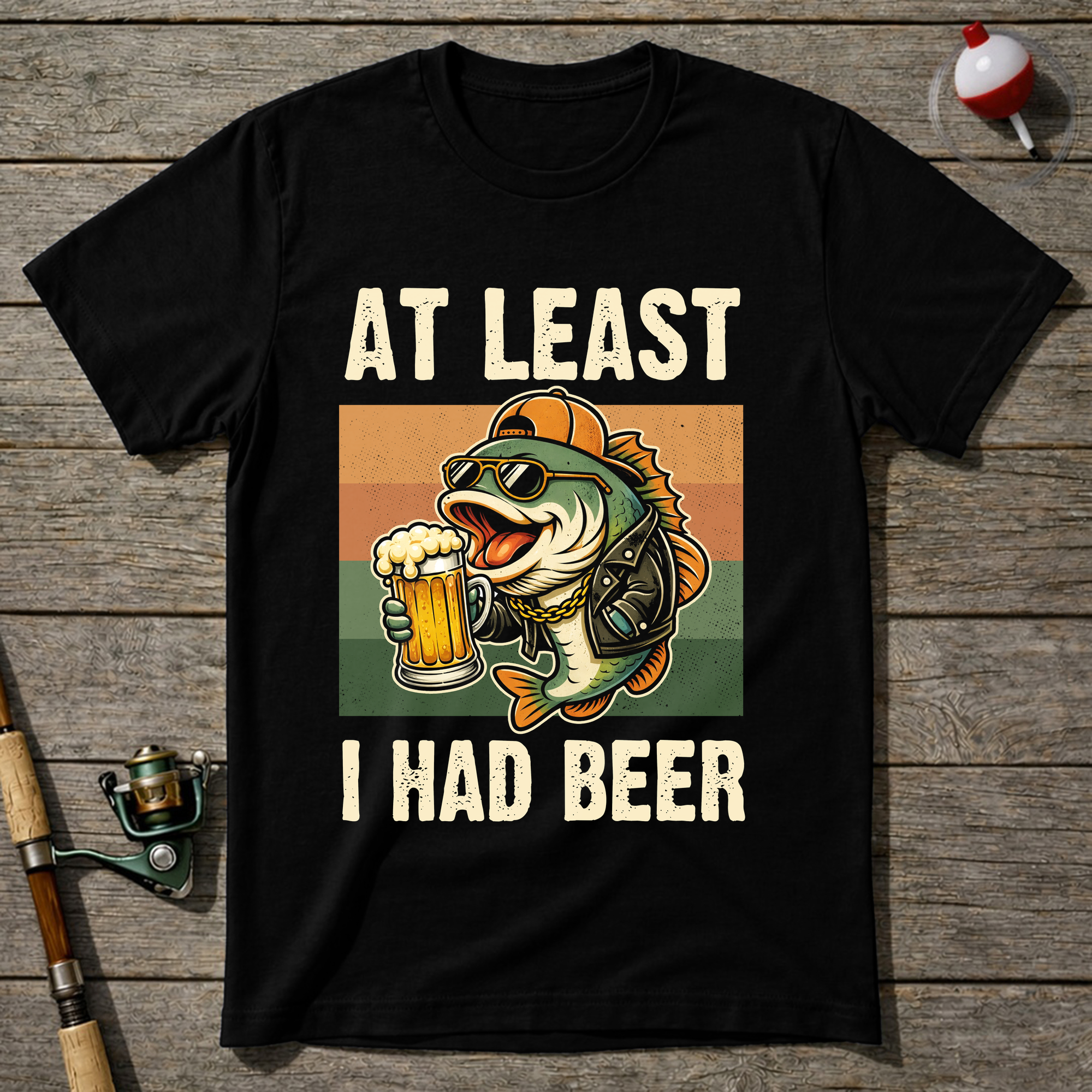 At Least I Had Beer T-Shirt — Black
