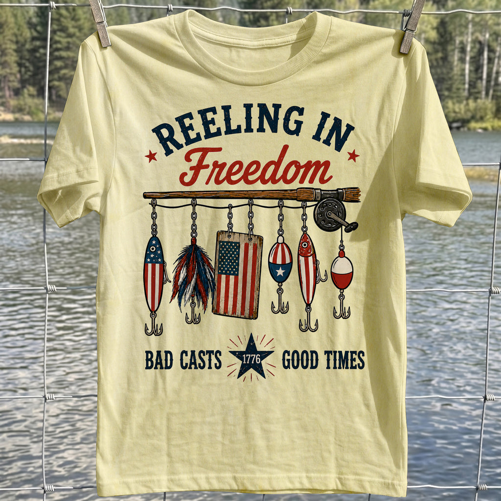Reeling In Freedom T-shirt