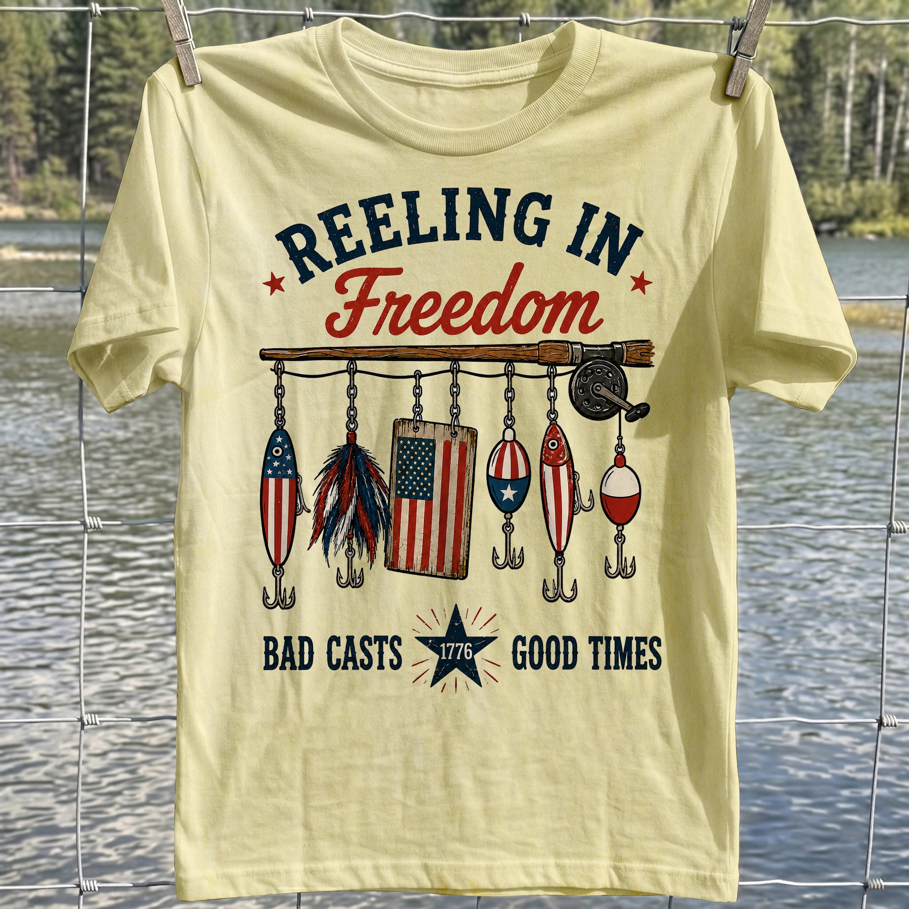 Reeling In Freedom T-shirt