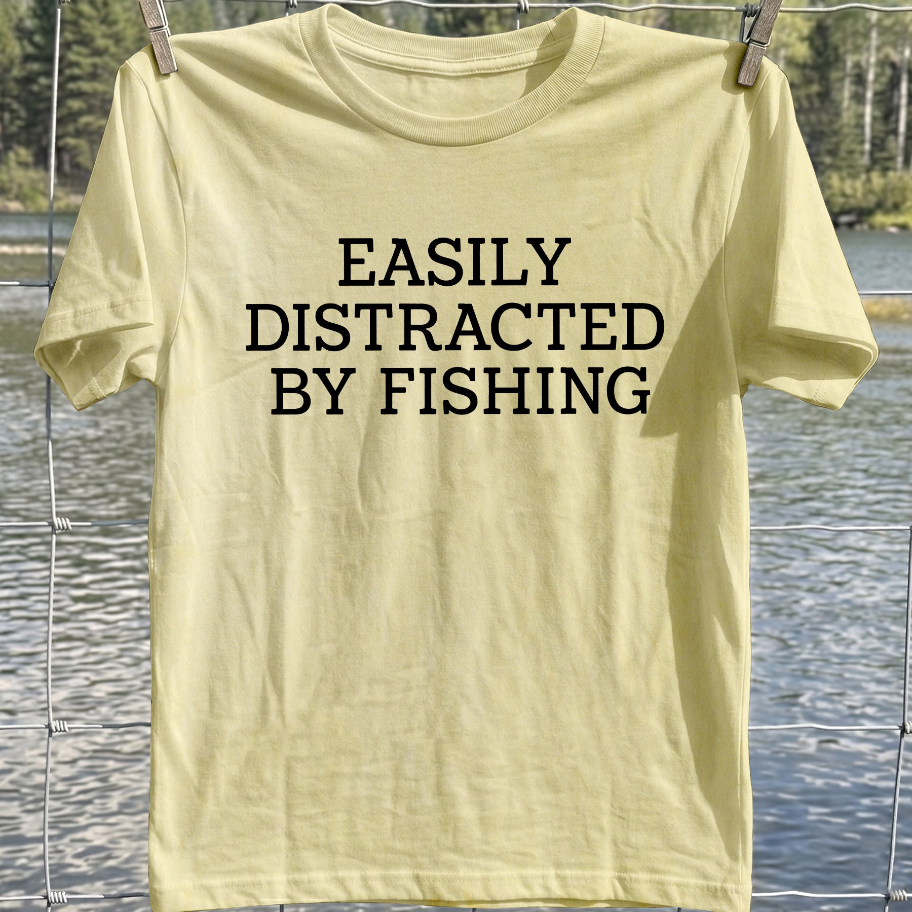 Easily Distracted Fishing T-Shirt