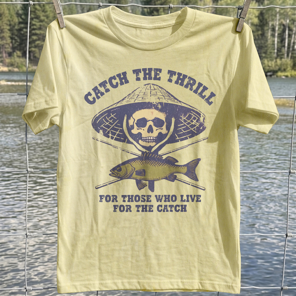 Fishing Thrill Skull T-Shirt