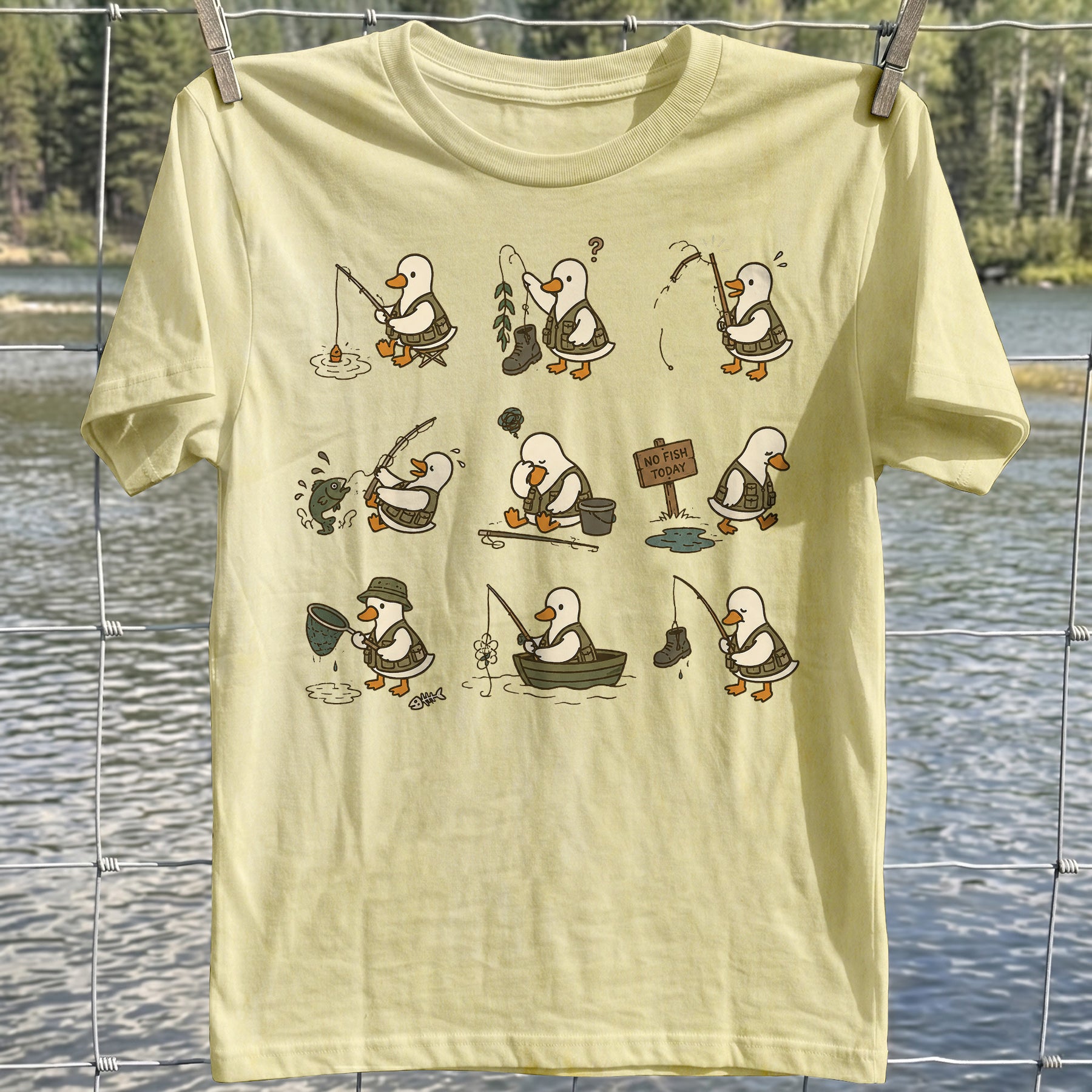 Silly Goose Fishing Tshirt