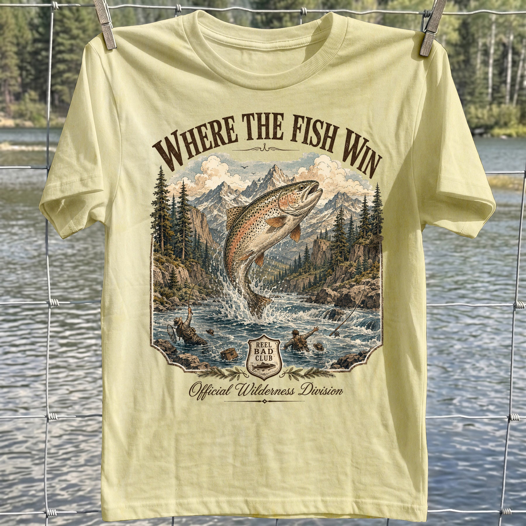 Where the Fish Win T-shirt
