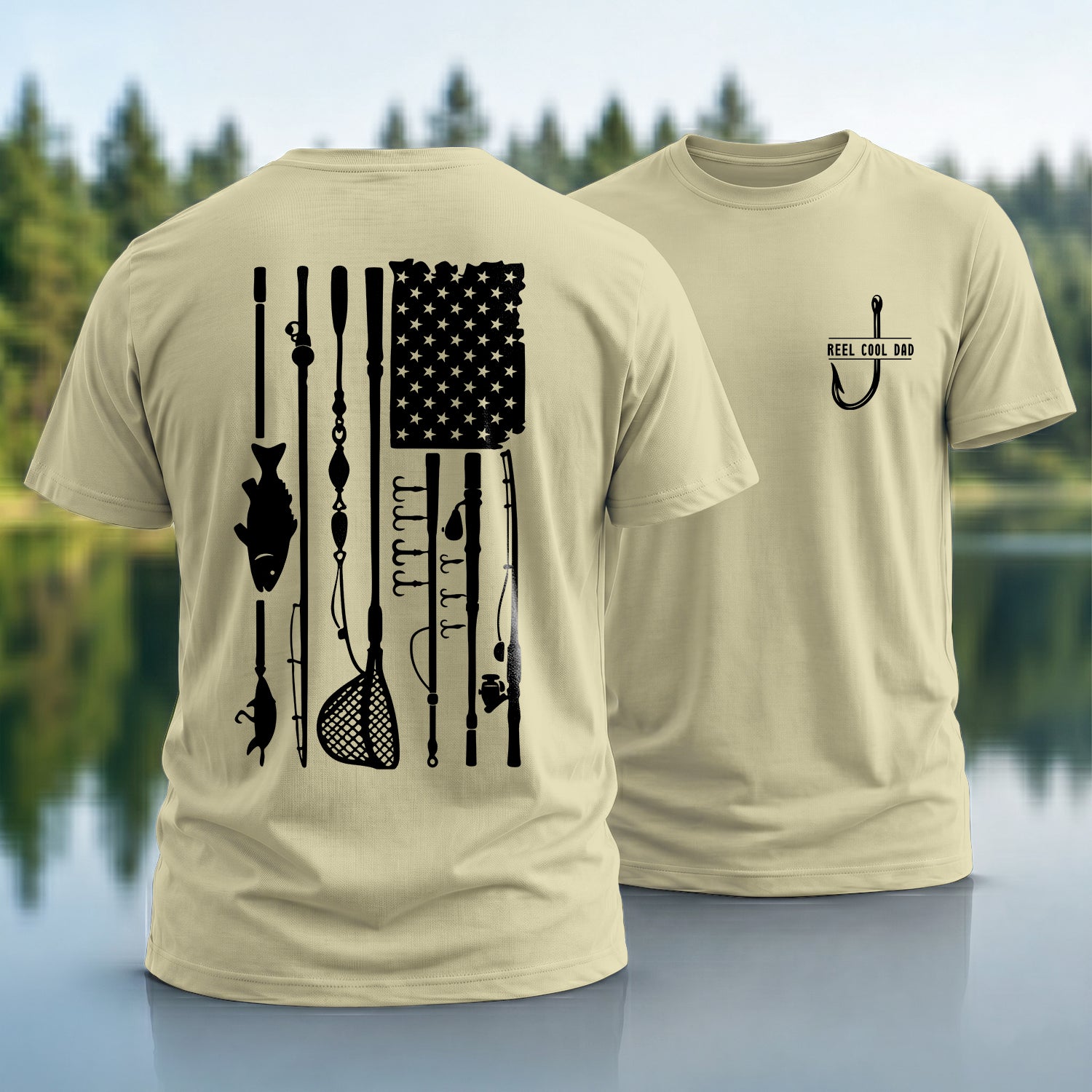 Patriotic Fishing T-Shirt