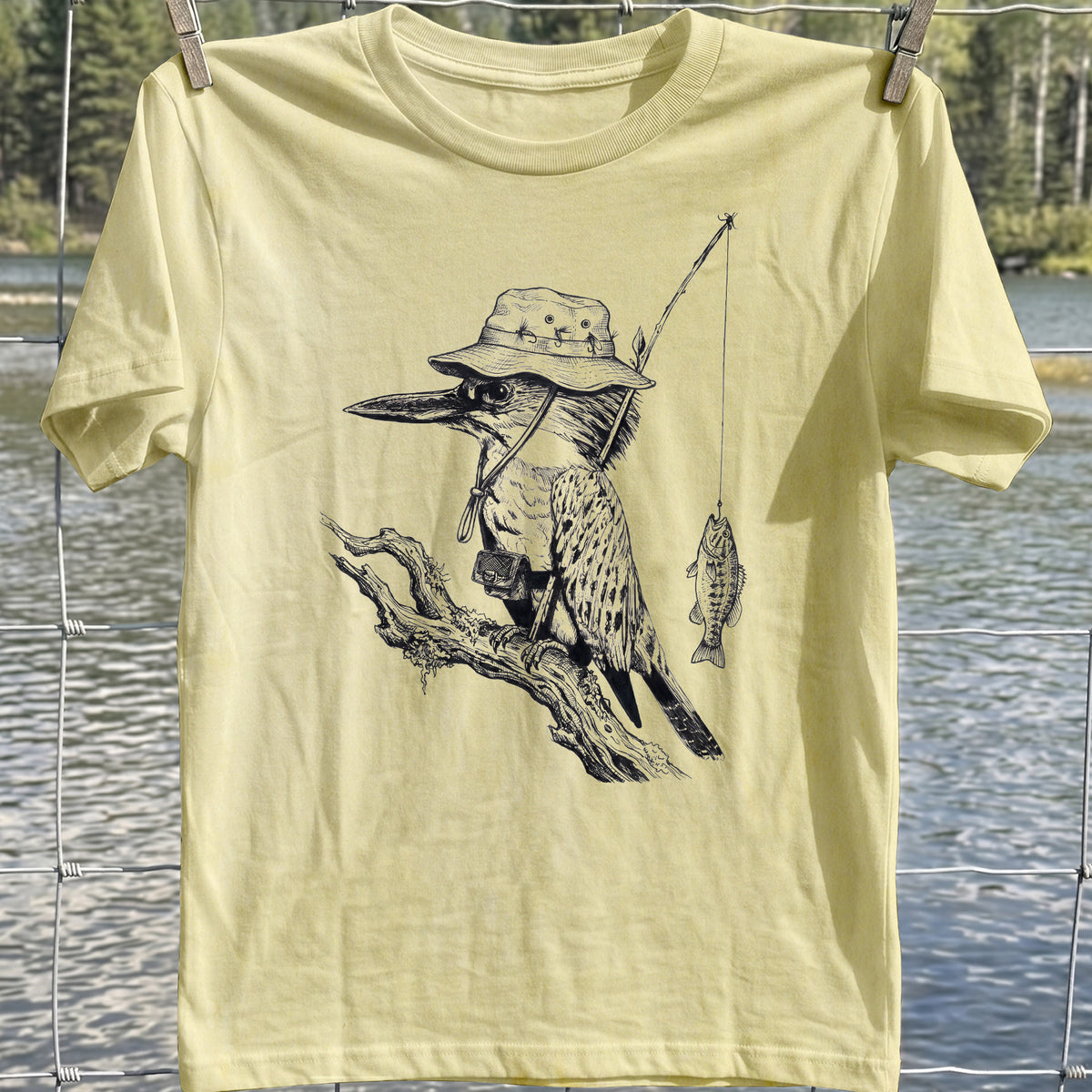 Fishing Bird T-Shirt