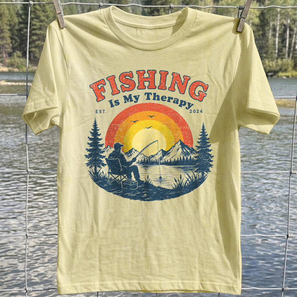 Fishing Therapy T-shirt