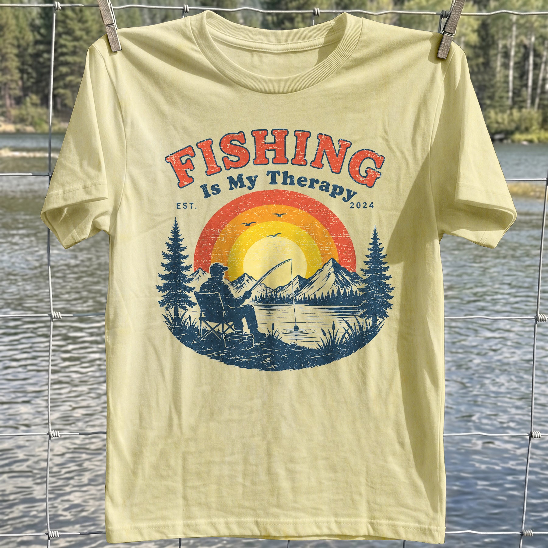 Fishing Therapy T-shirt