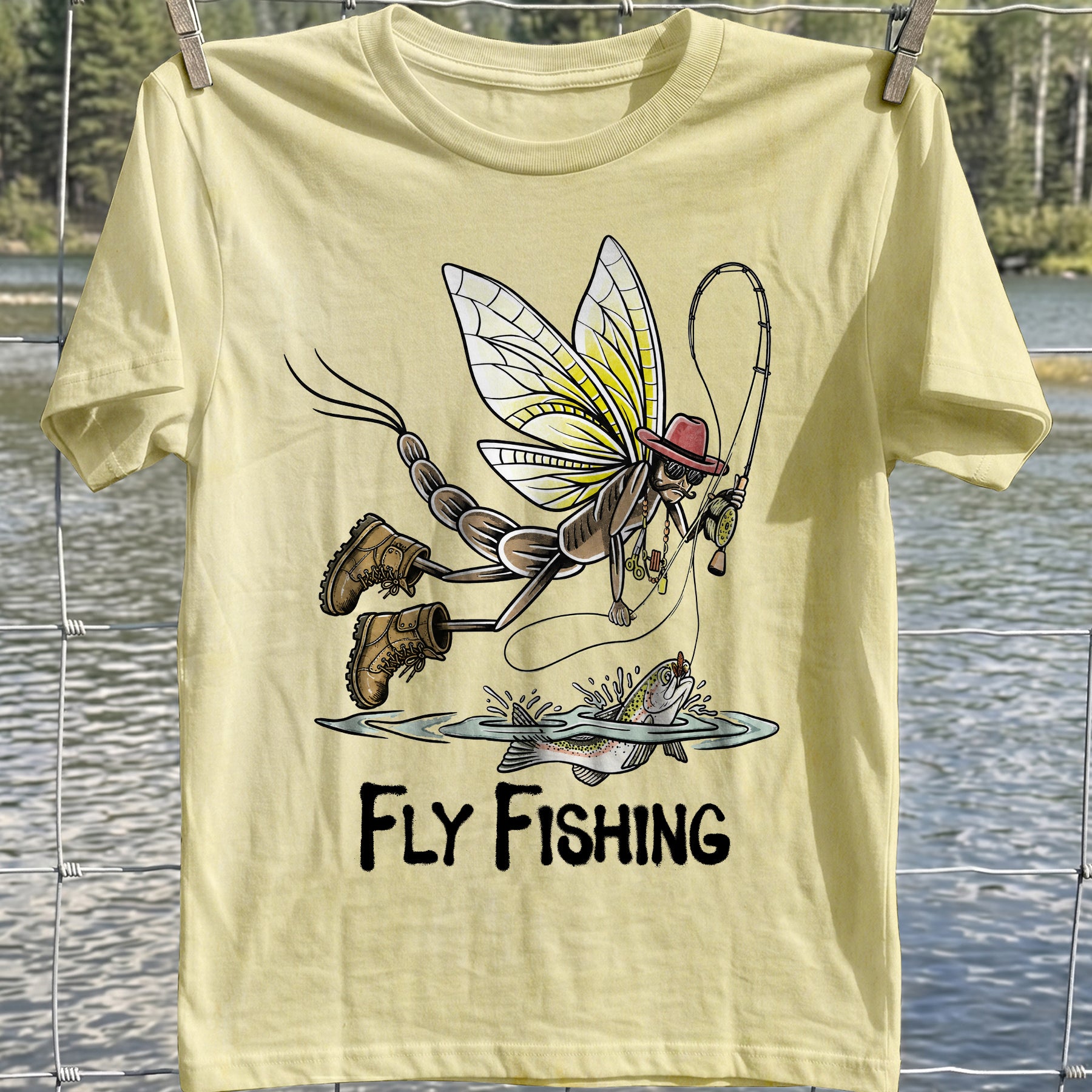 Mayfly Fly Fishing T-Shirt