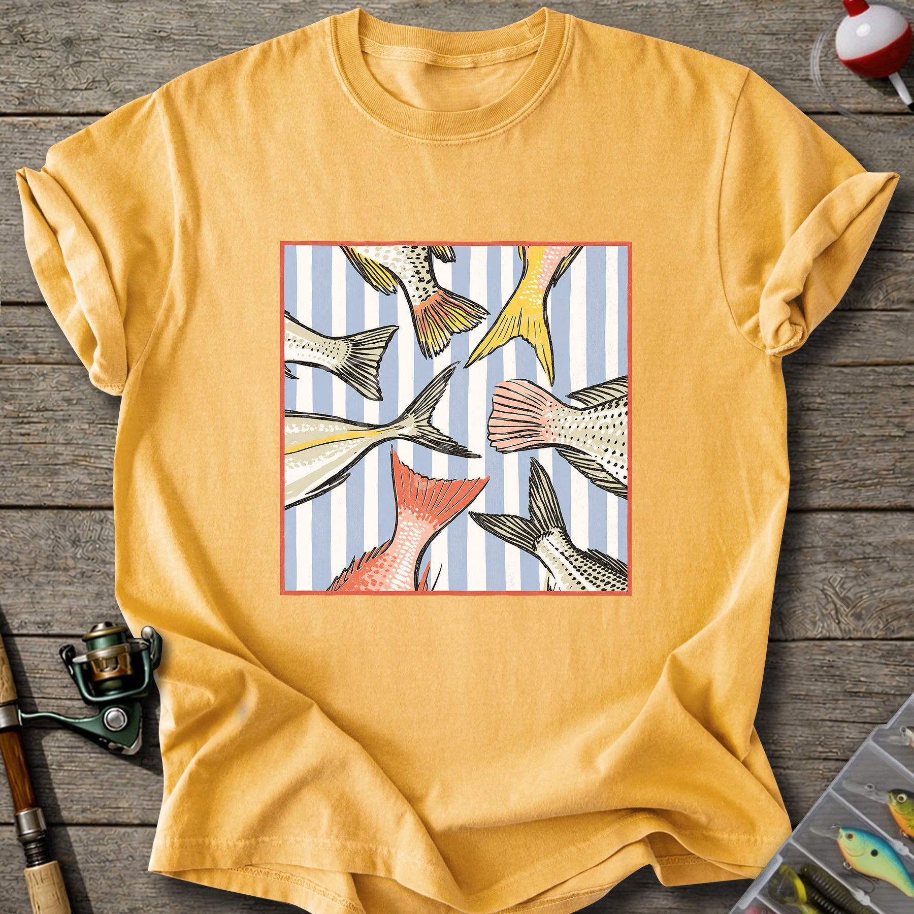 Colorful Saltwater Fins T-Shirt