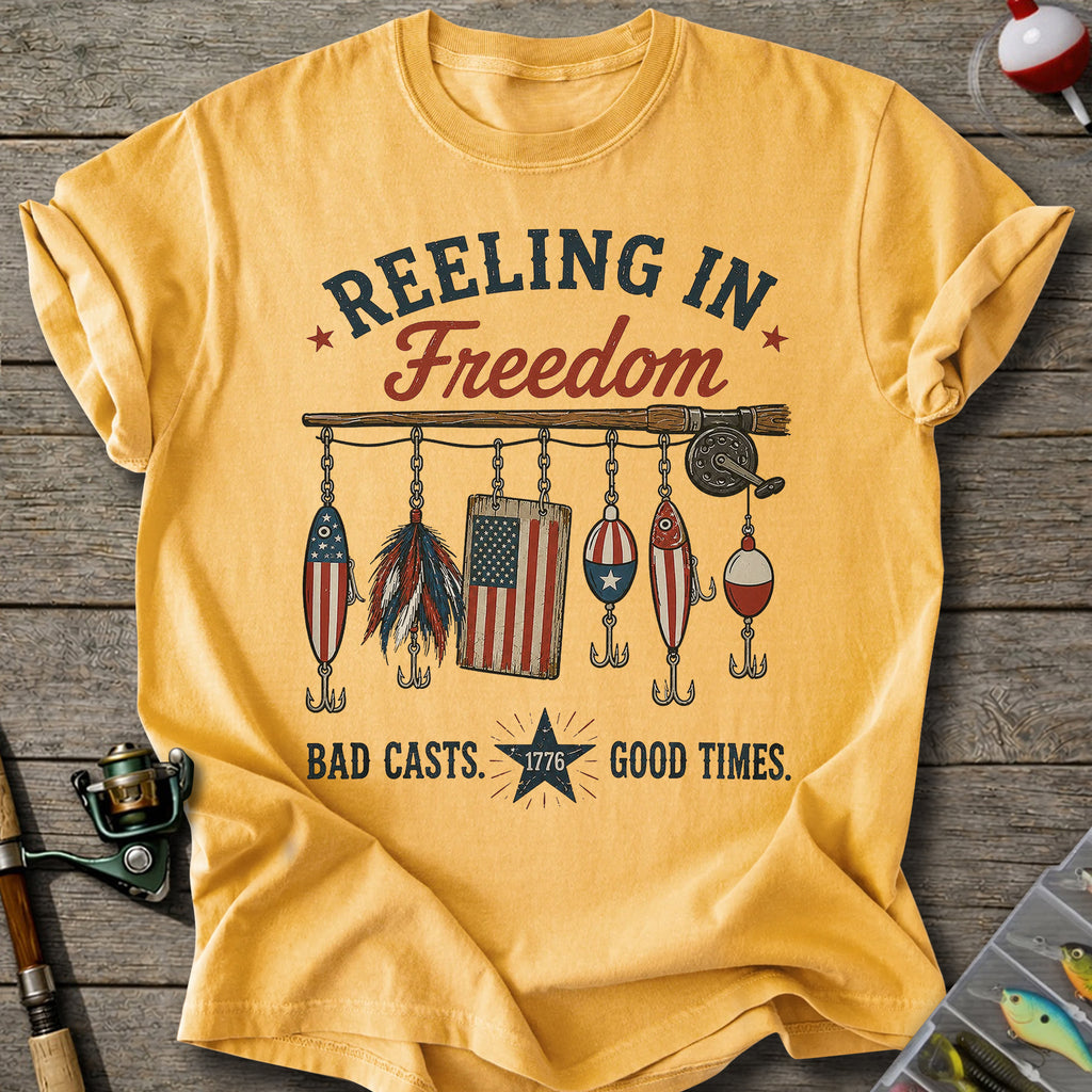 Reeling In Freedom T-shirt