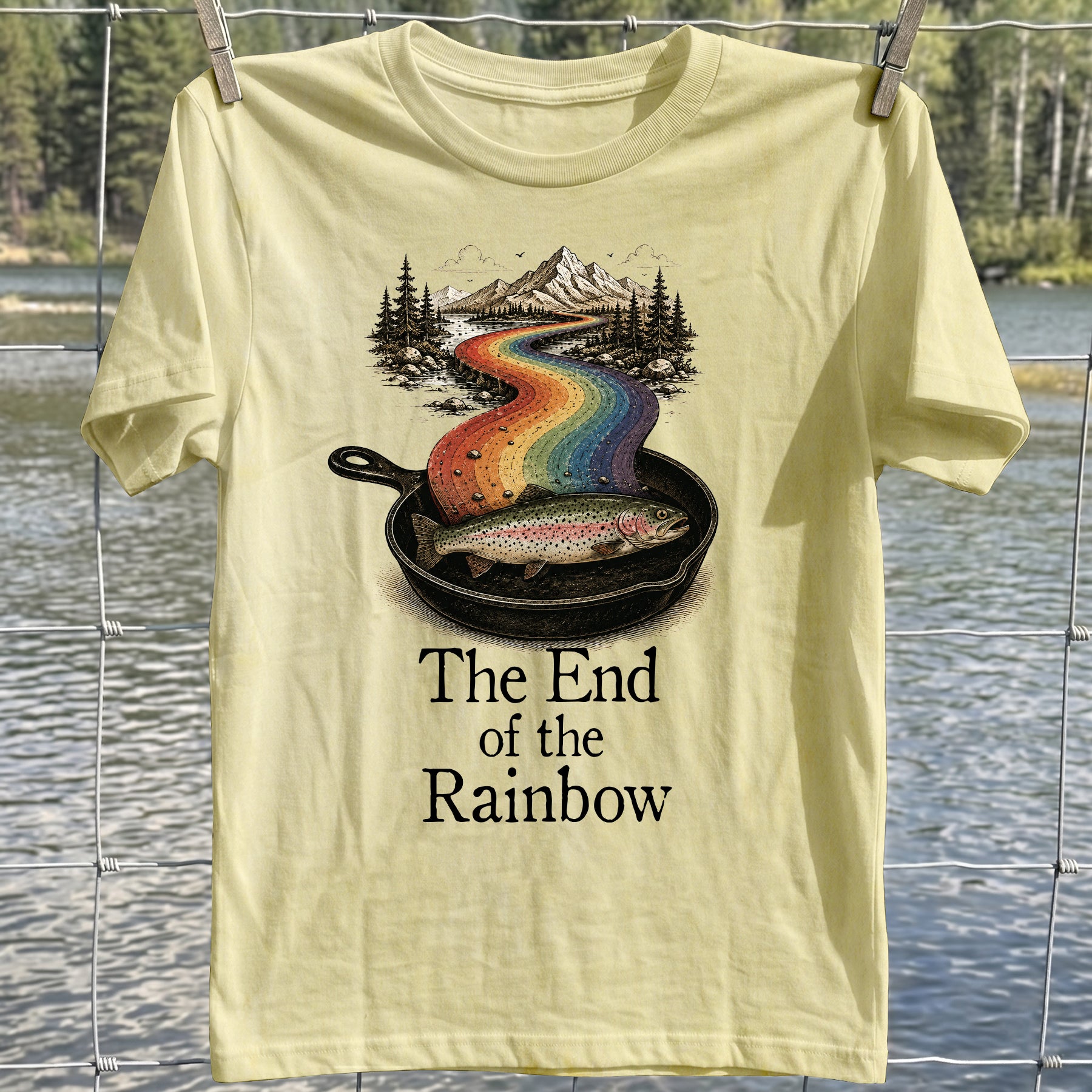 Rainbow Road Trout T-Shirt