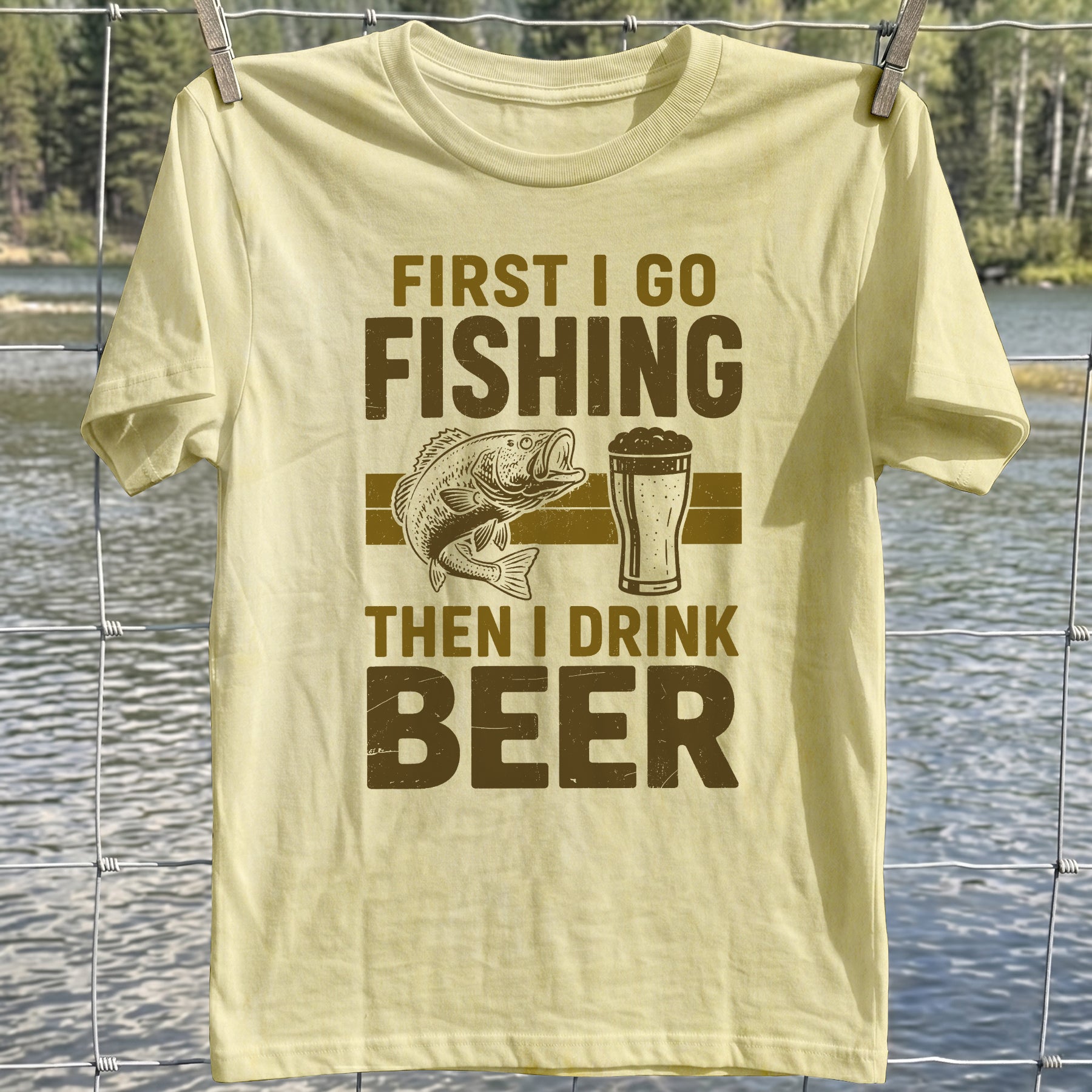 Fishing Then Beer T-Shirt