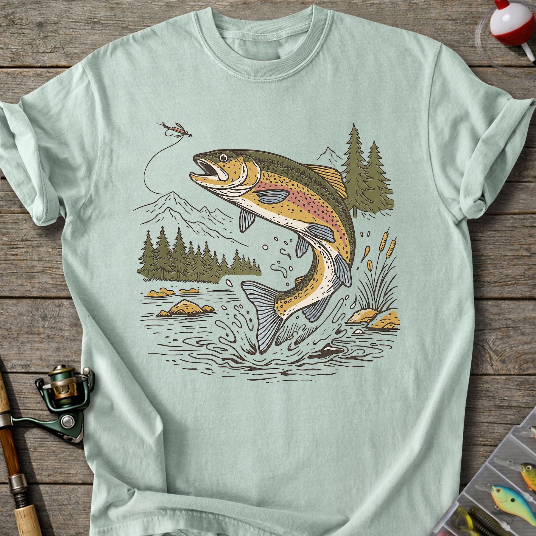 Mountain Trout Fishing T-shirt