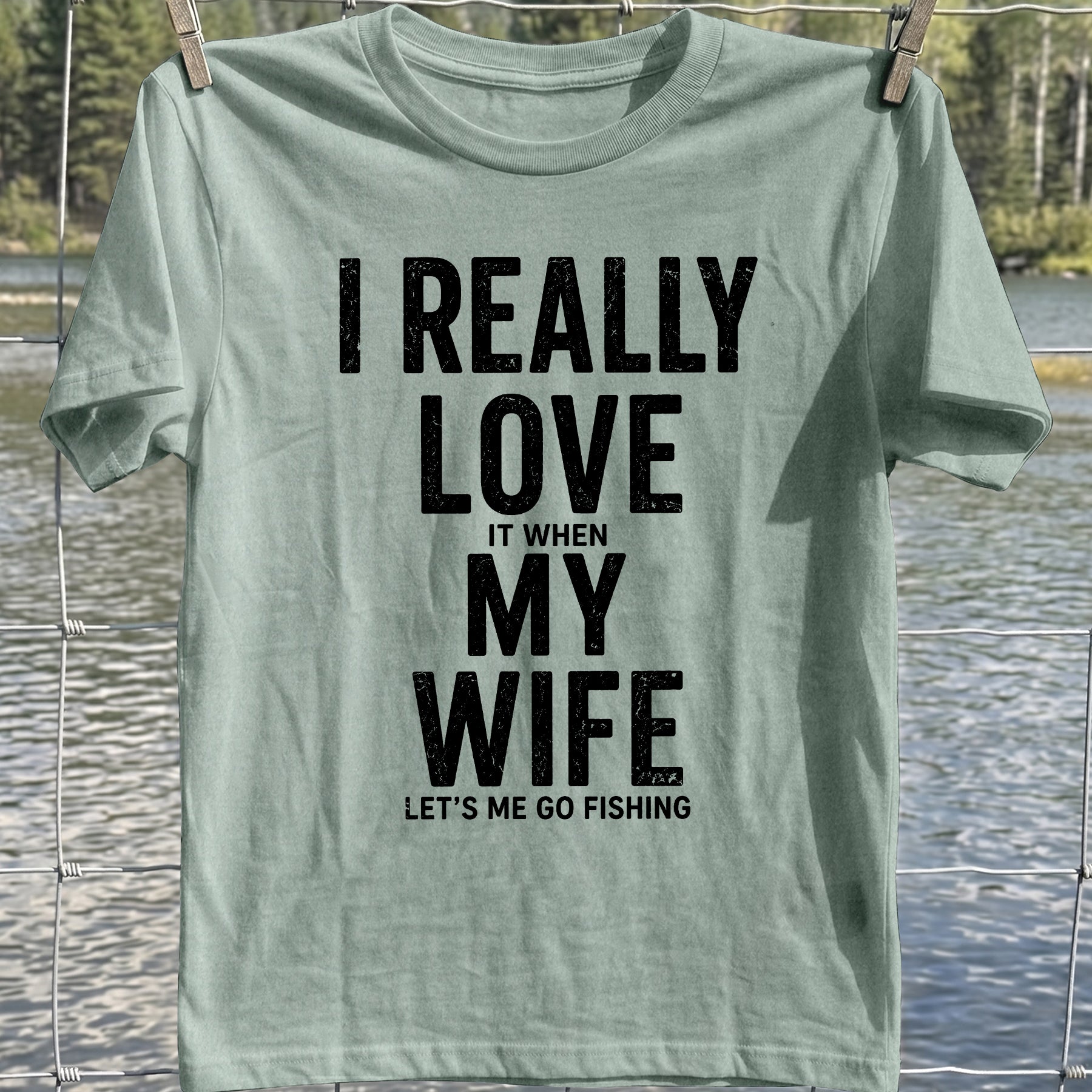 My Wife Fishing T-Shirt