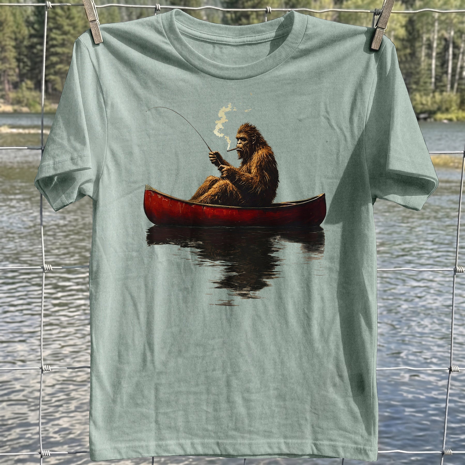 Sasquatch Canoe T-shirt