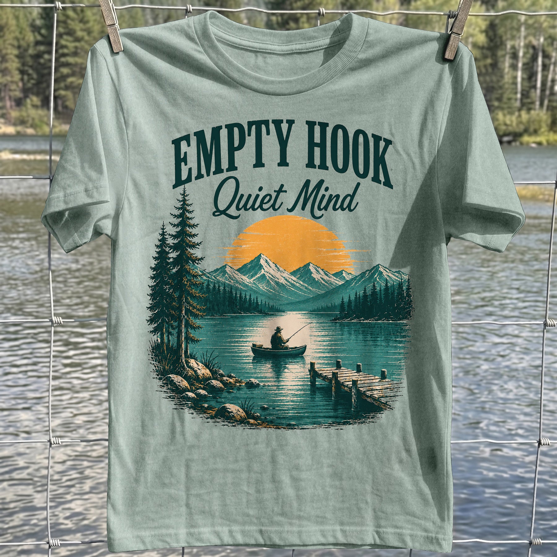 Empty Hook Quiet Mind T-shirt