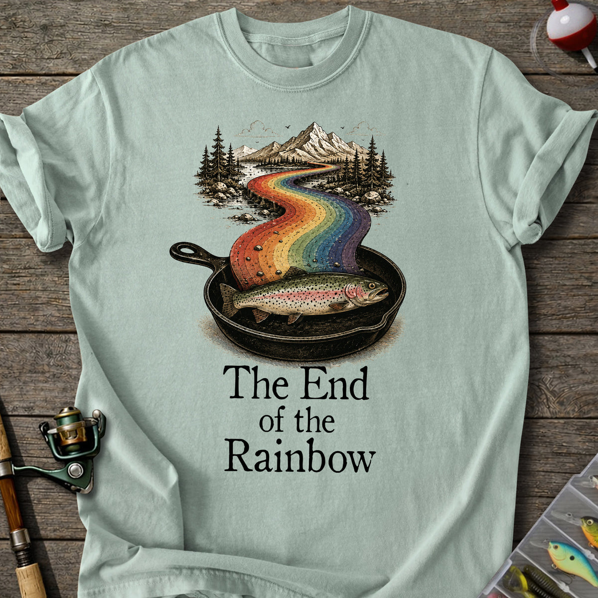 Rainbow Road Trout T-Shirt
