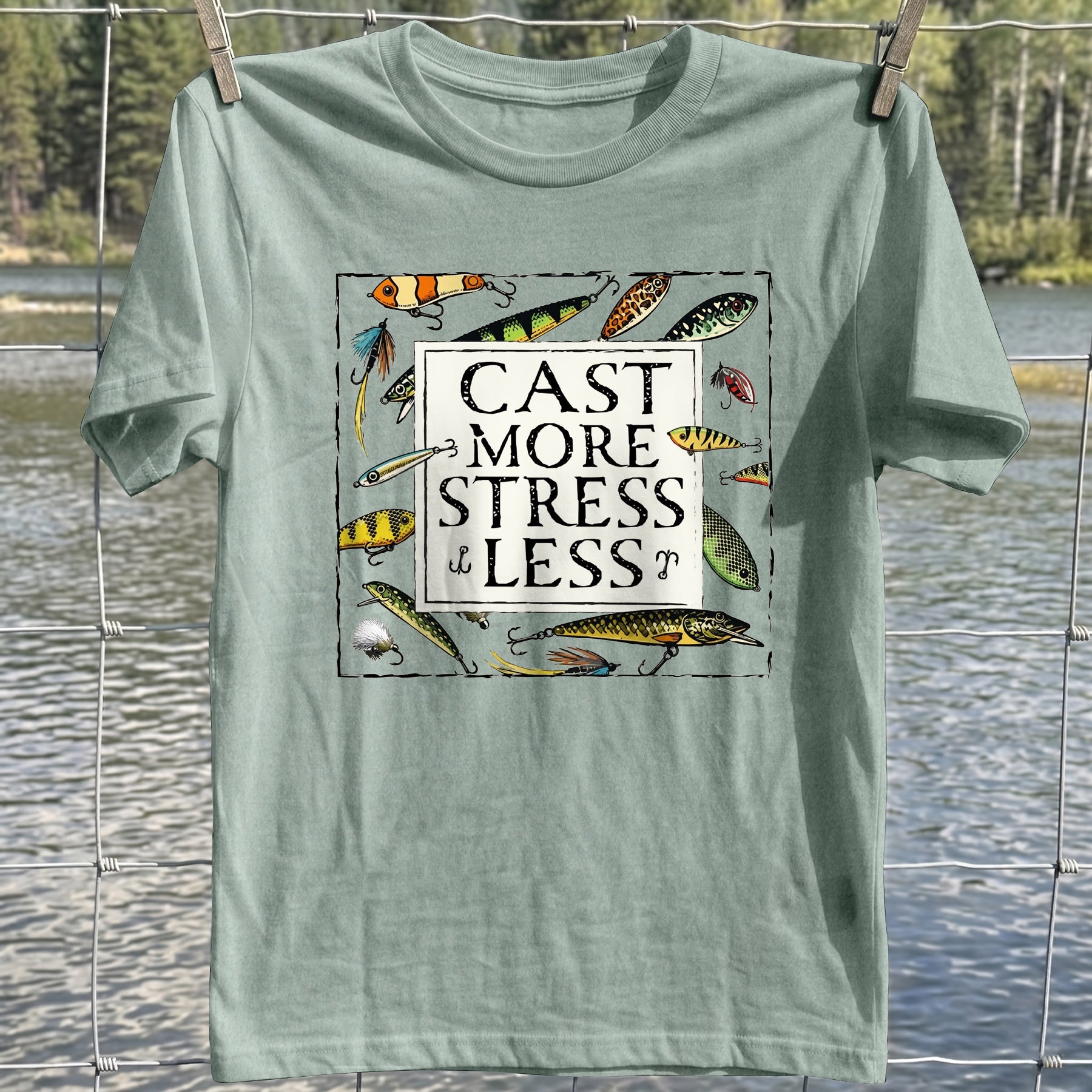 Cast More Stress Less T-Shirt