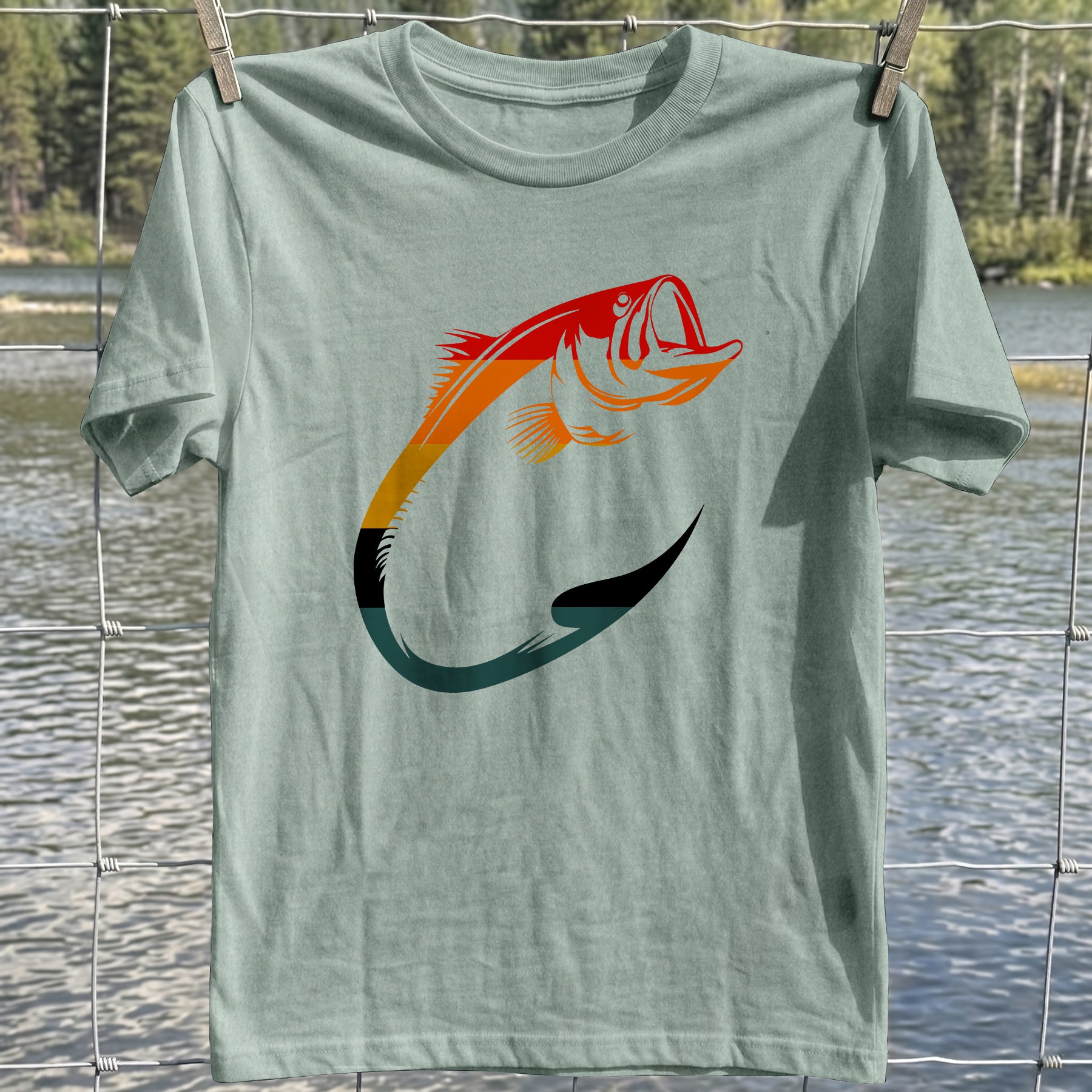 Retro Hook Bass T-Shirt