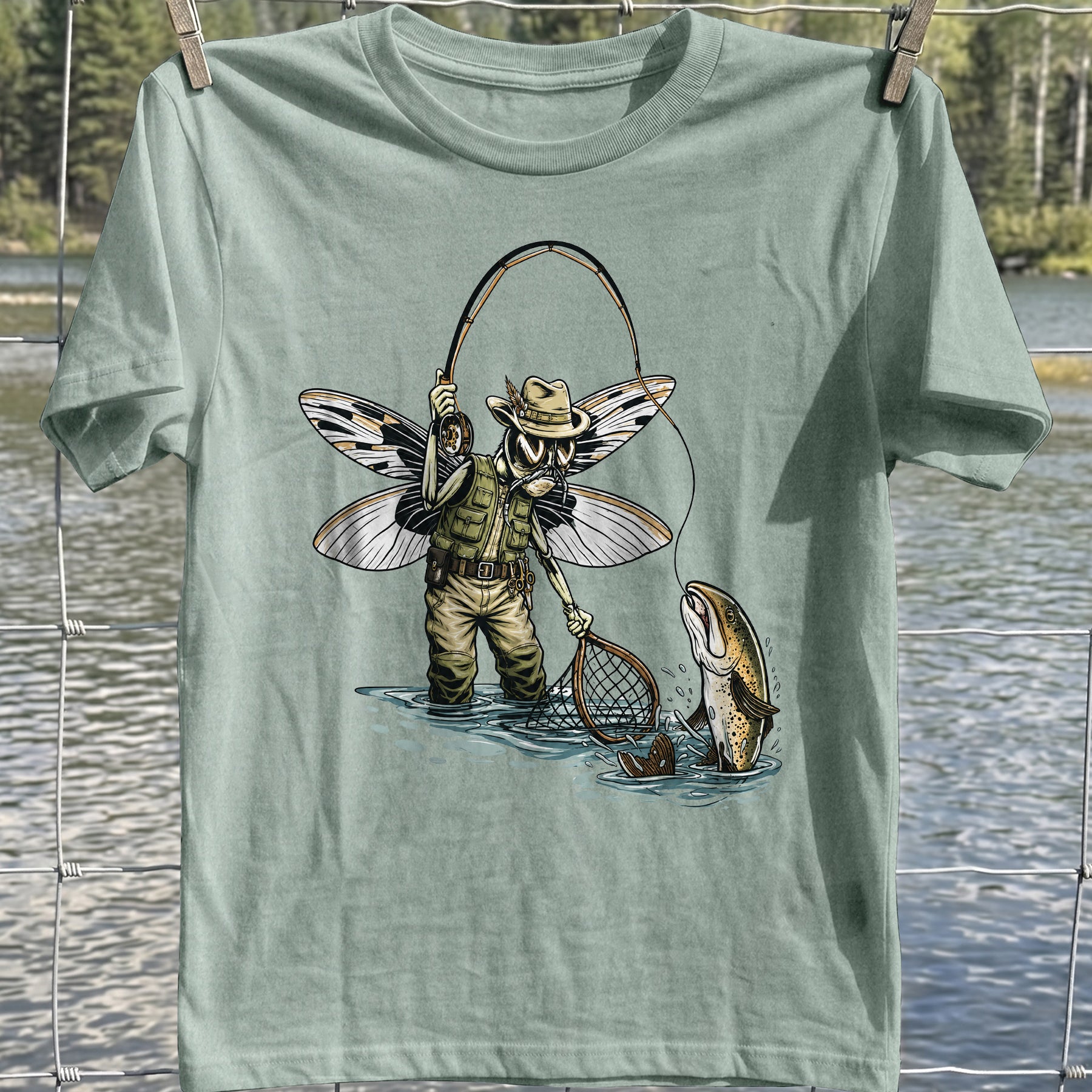 Fly Fishing Mayfly T-Shirt