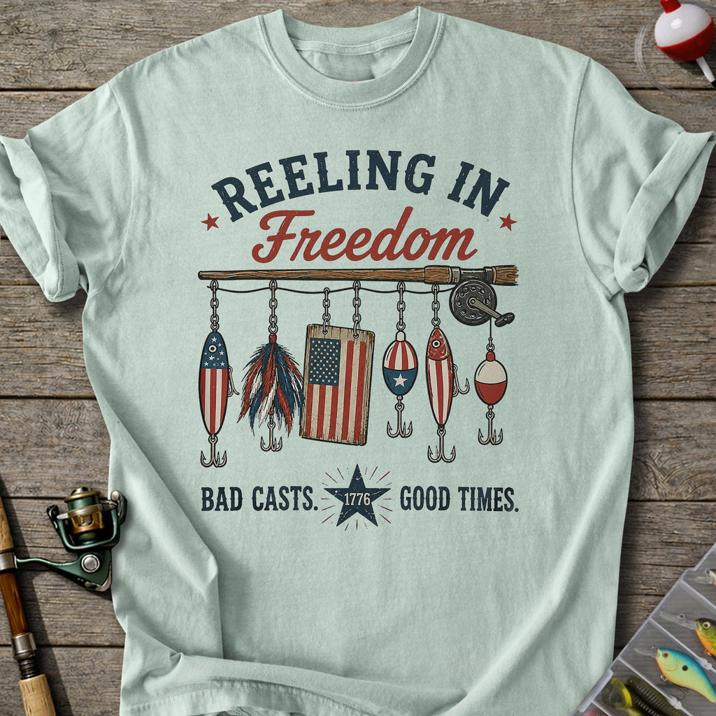Reeling In Freedom T-shirt