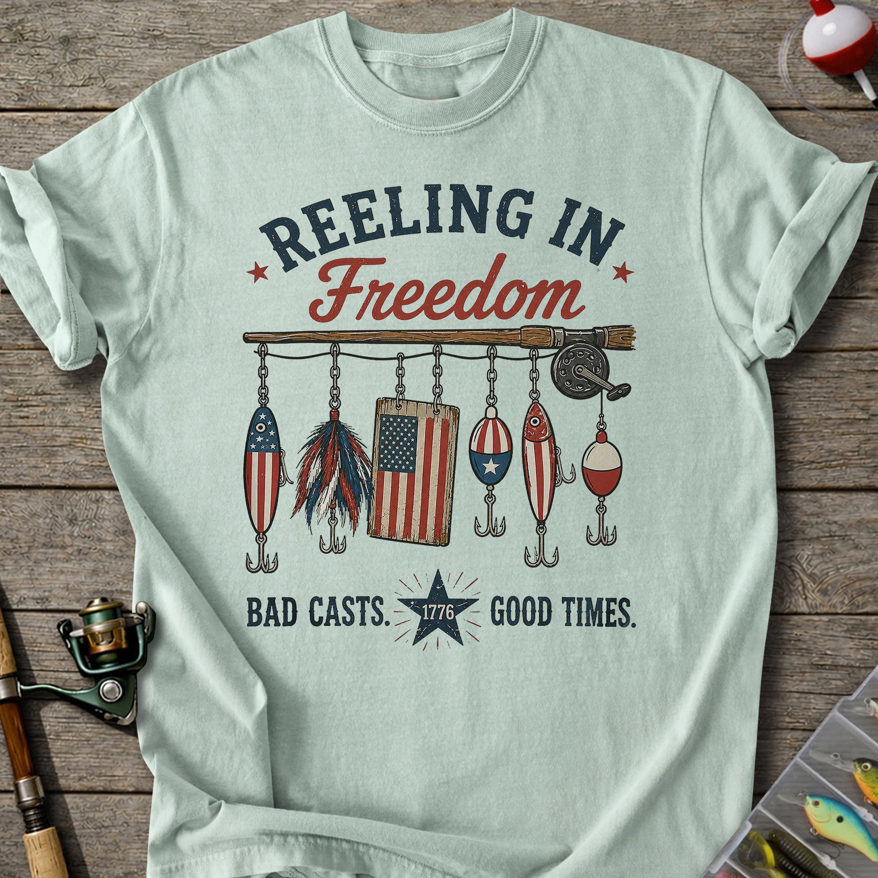 Reeling In Freedom T-shirt