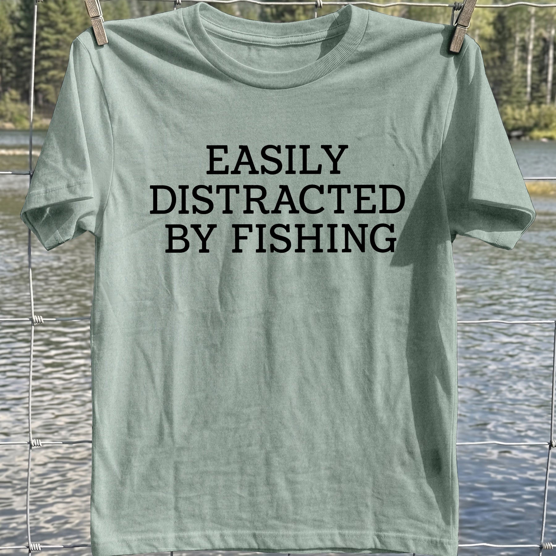 Easily Distracted Fishing T-Shirt