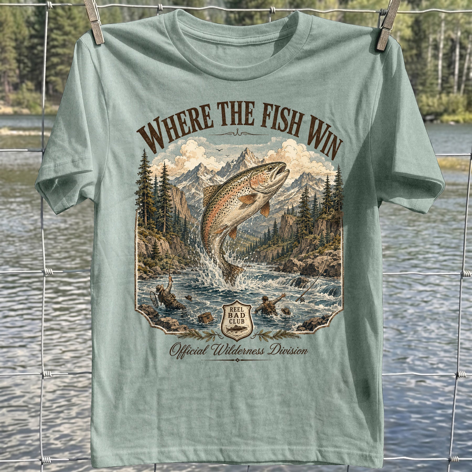 Where the Fish Win T-shirt