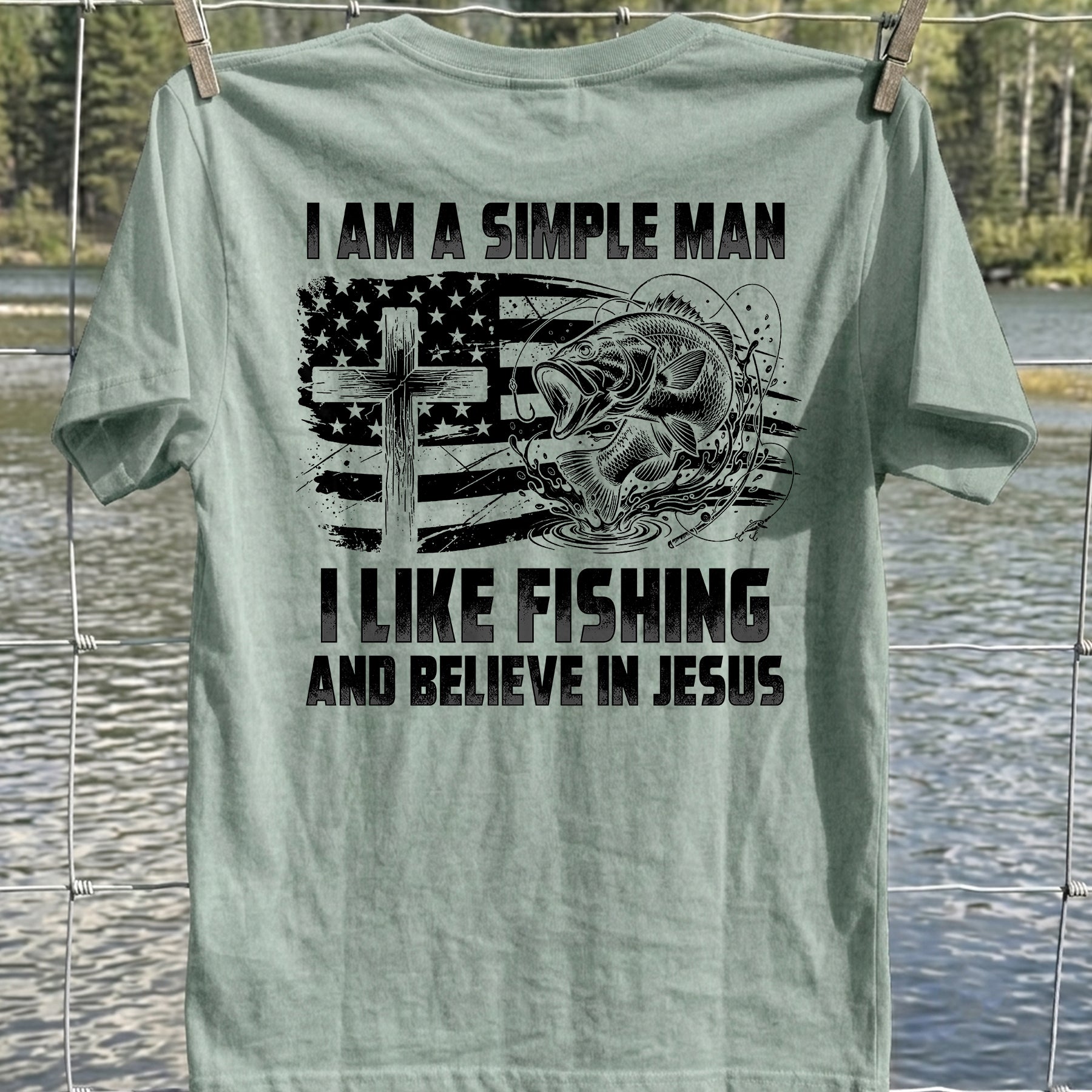 Fishing Jesus T-Shirt