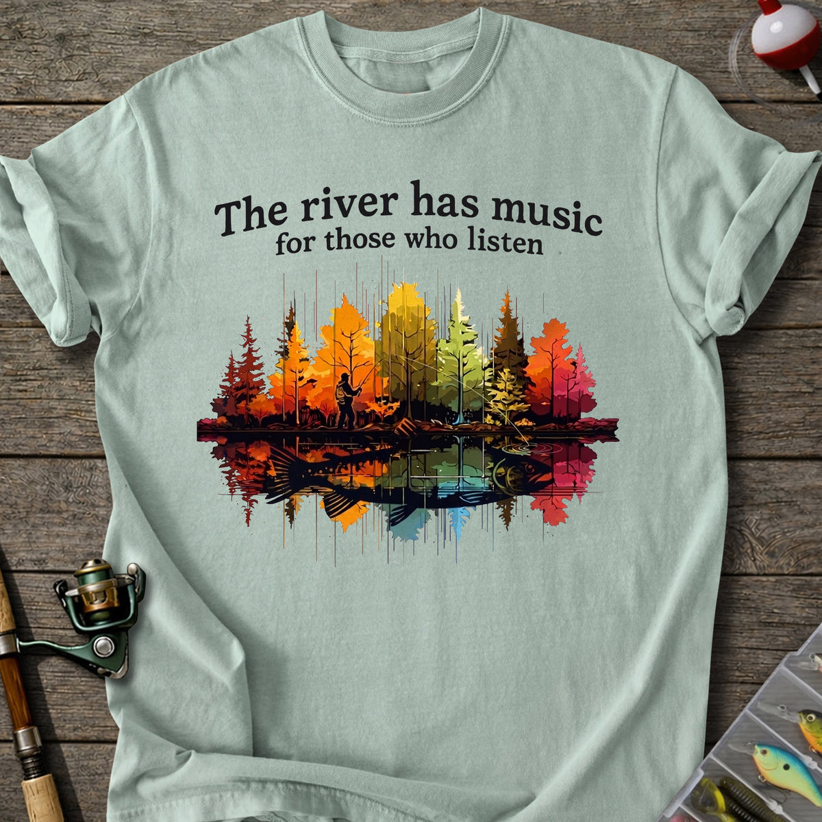 River Music Fishing T-Shirt