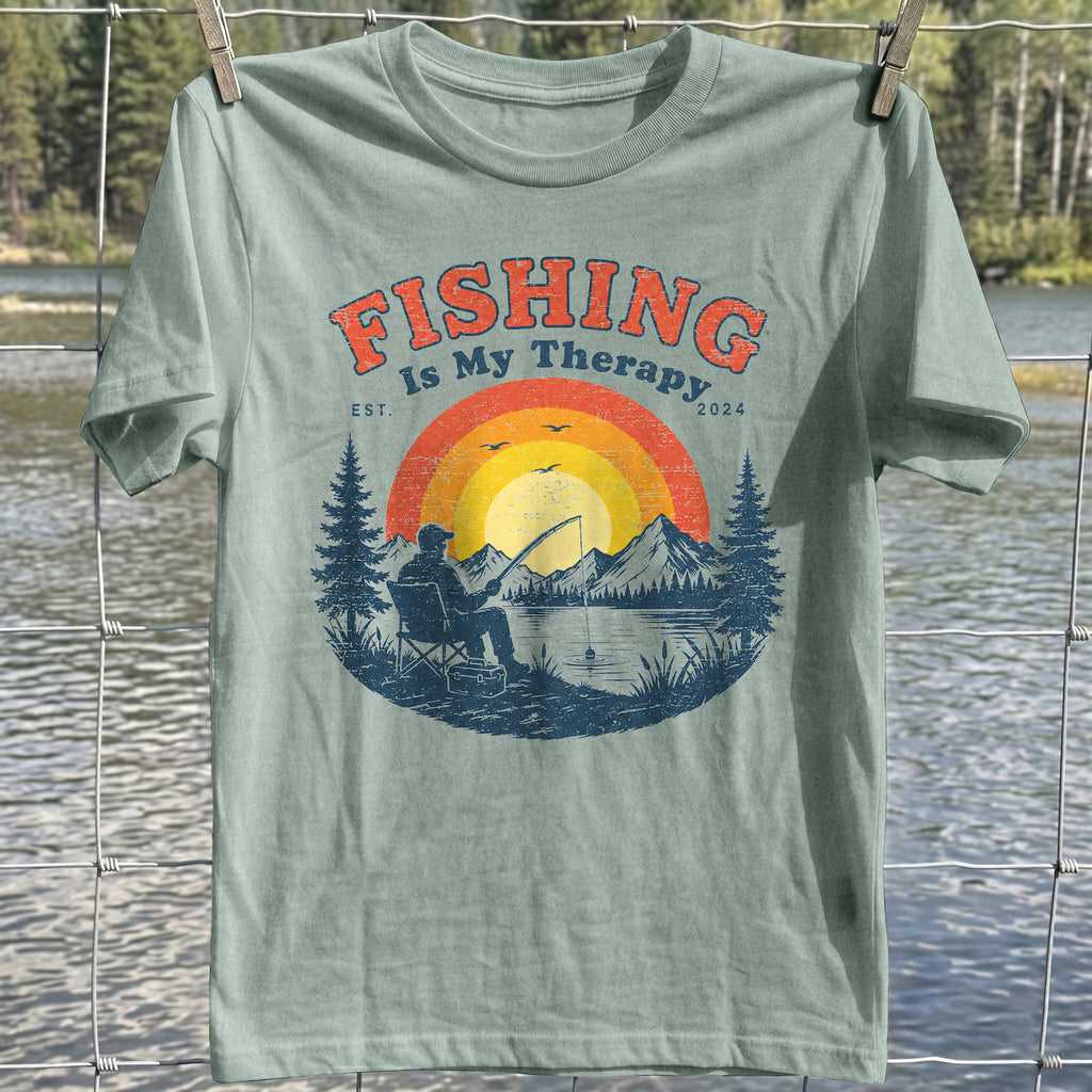 Fishing Therapy T-shirt