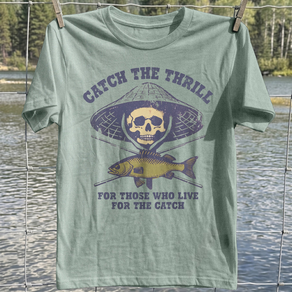 Fishing Thrill Skull T-Shirt