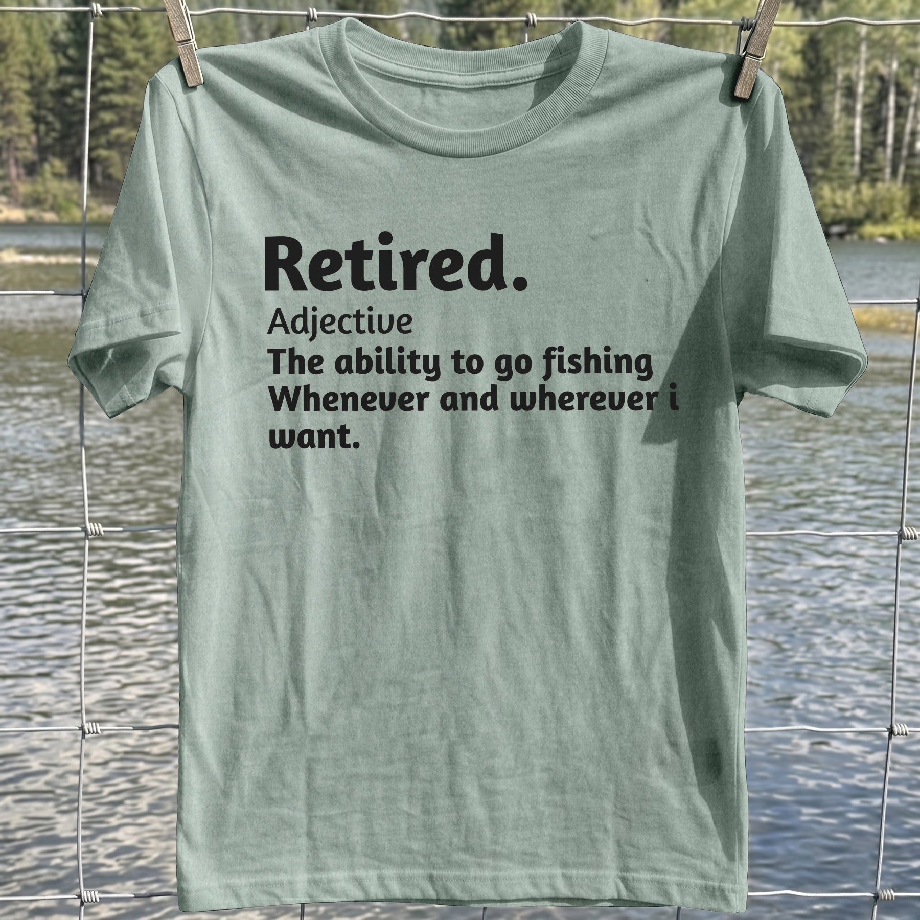 Retired Fishing T-shirt