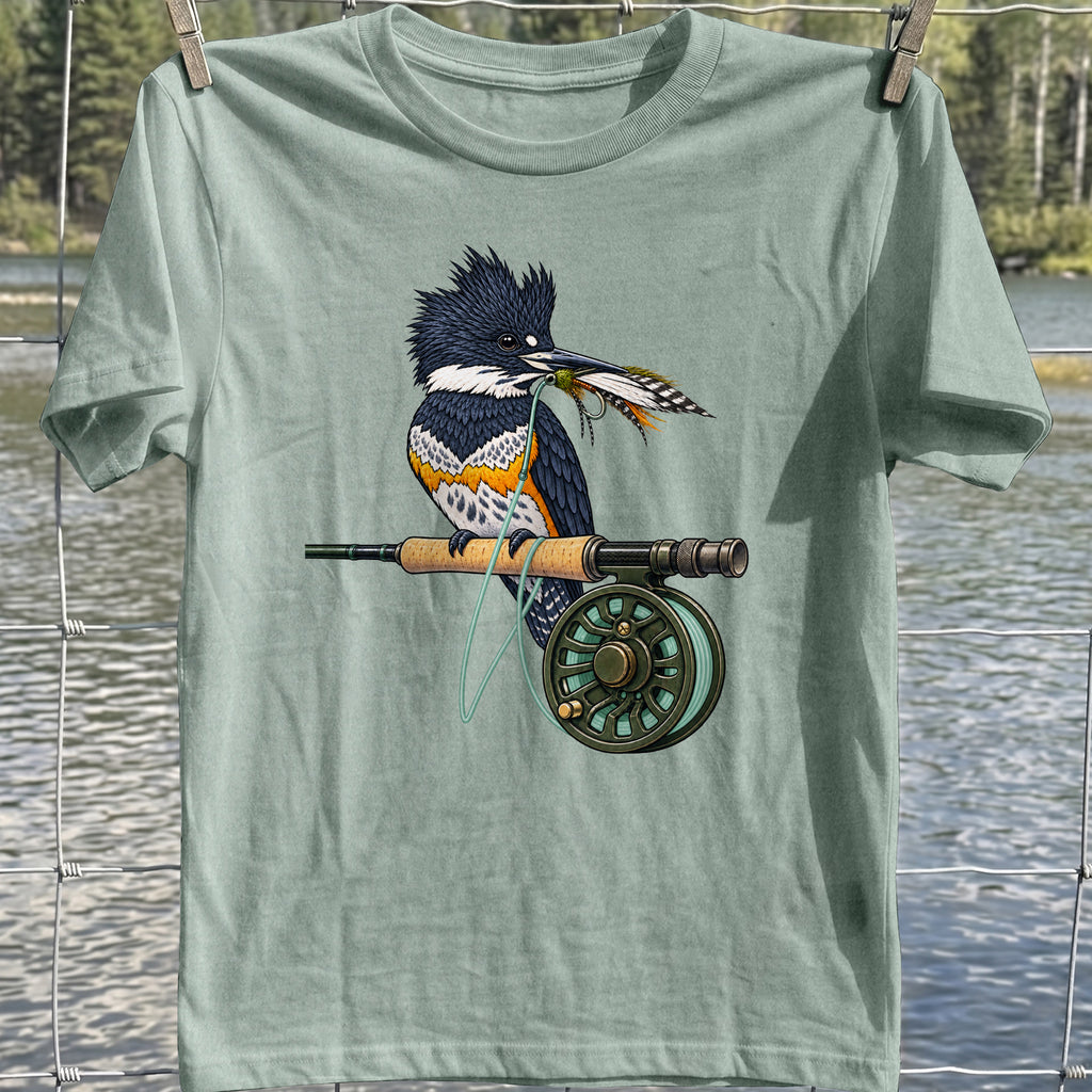 Kingfisher Fly Fishing T-Shirt