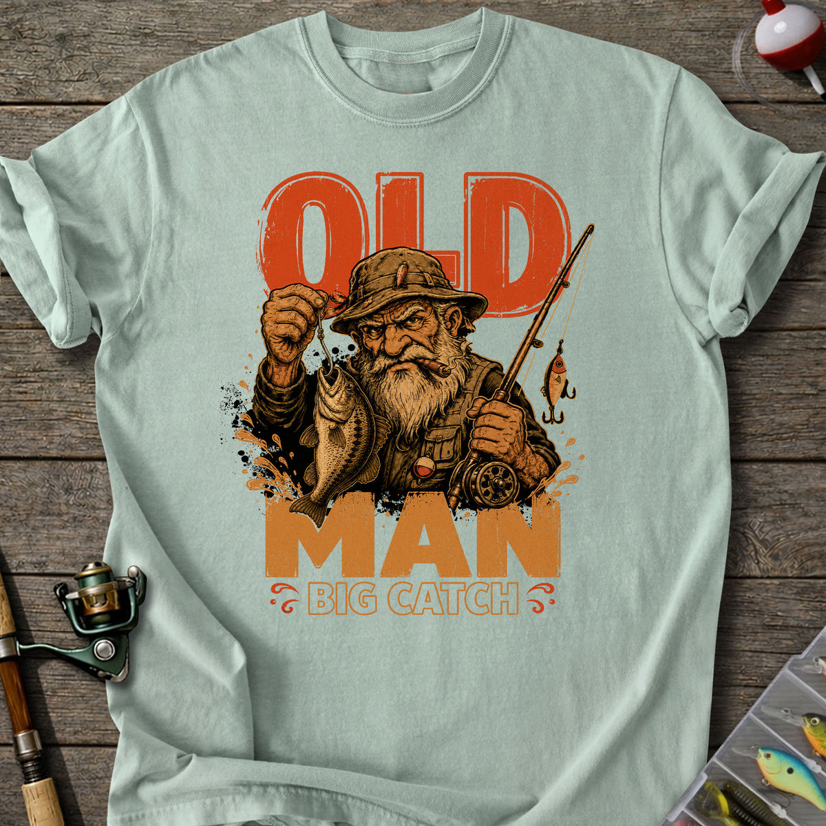 Old Man Big Catch T-shirt