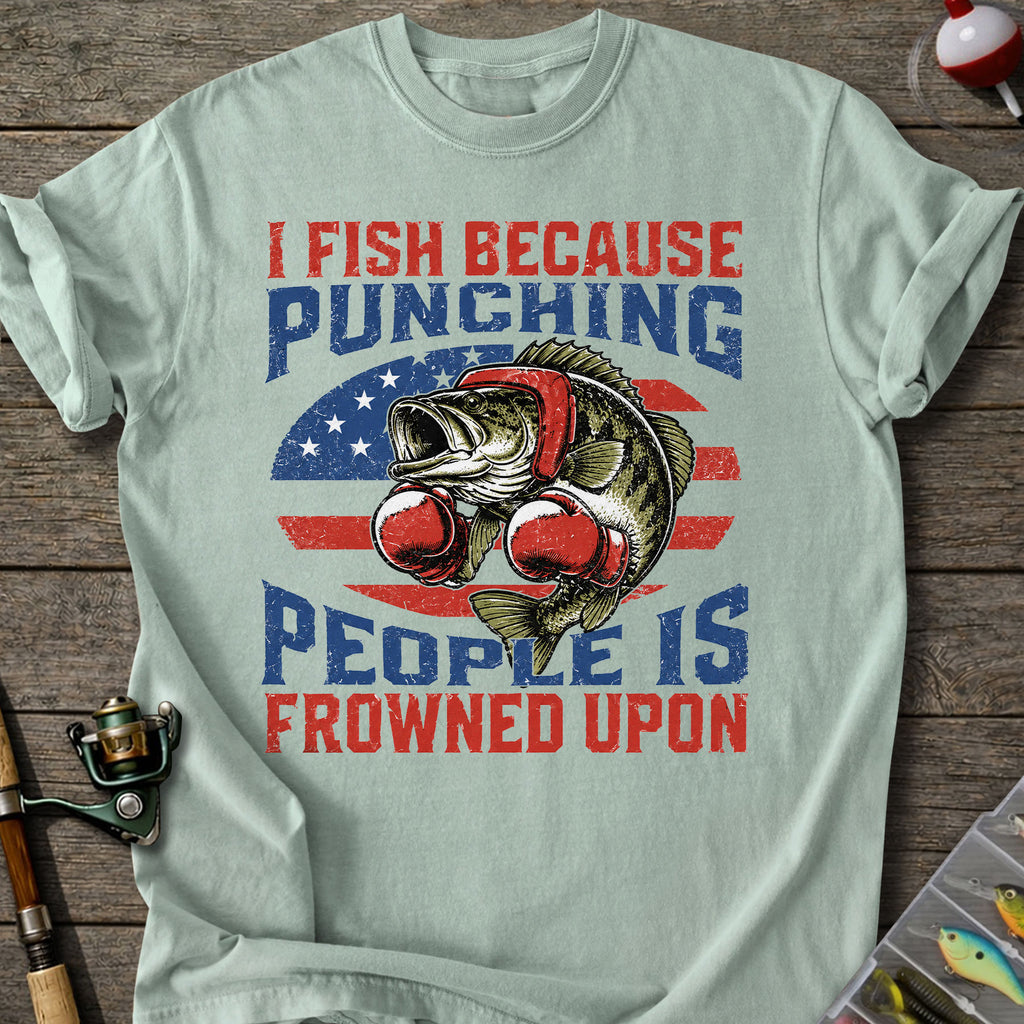 Punching People Fishing T-Shirt