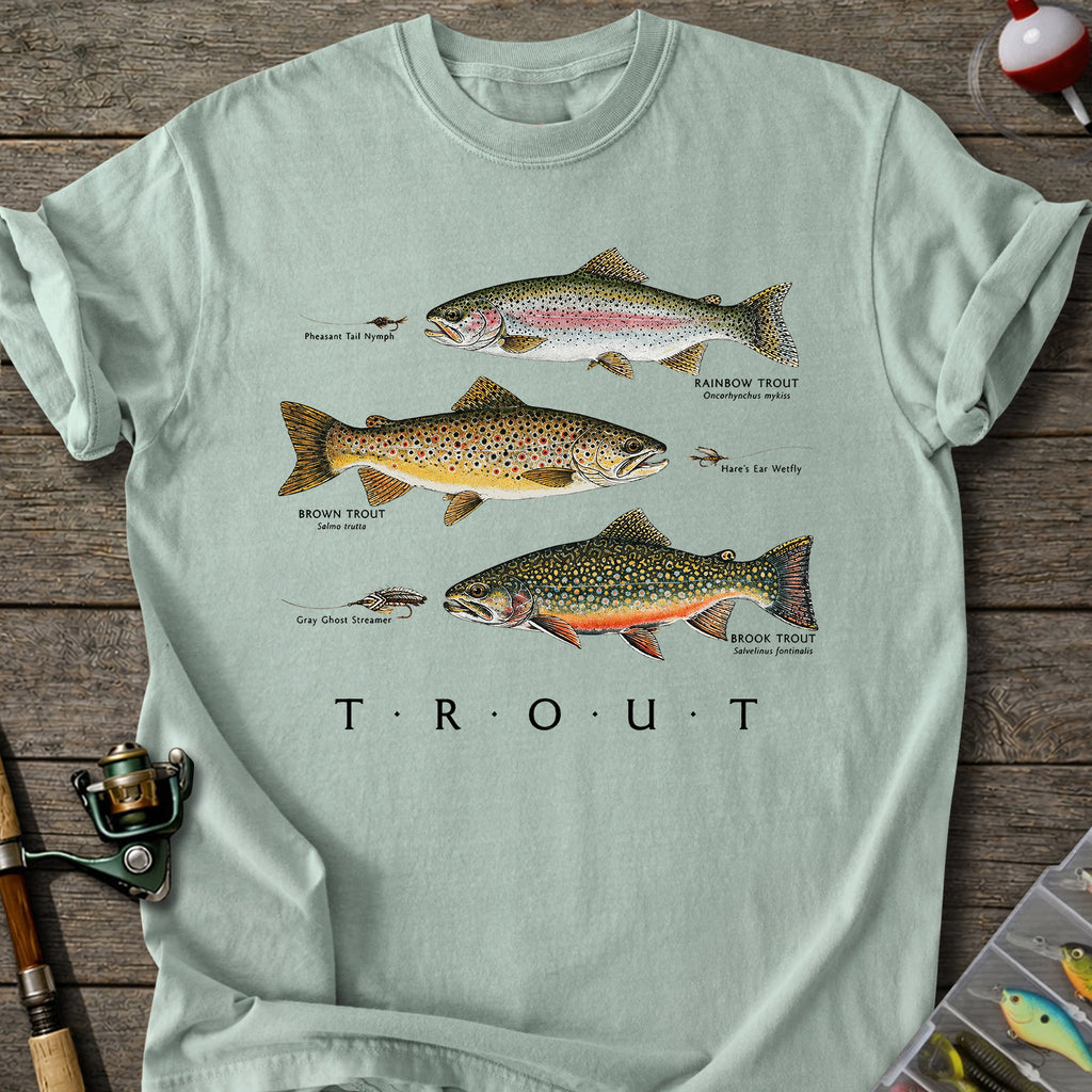 Trout Species Guide T-Shirt