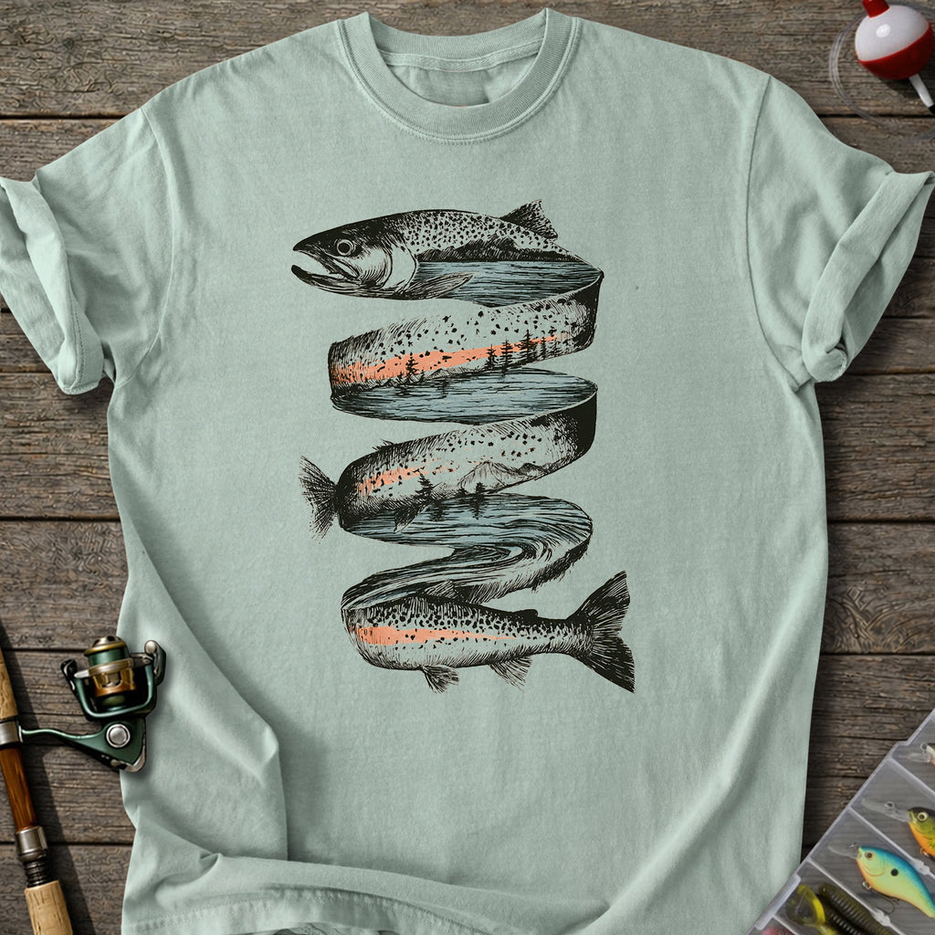 Ribbon Trout T-Shirt